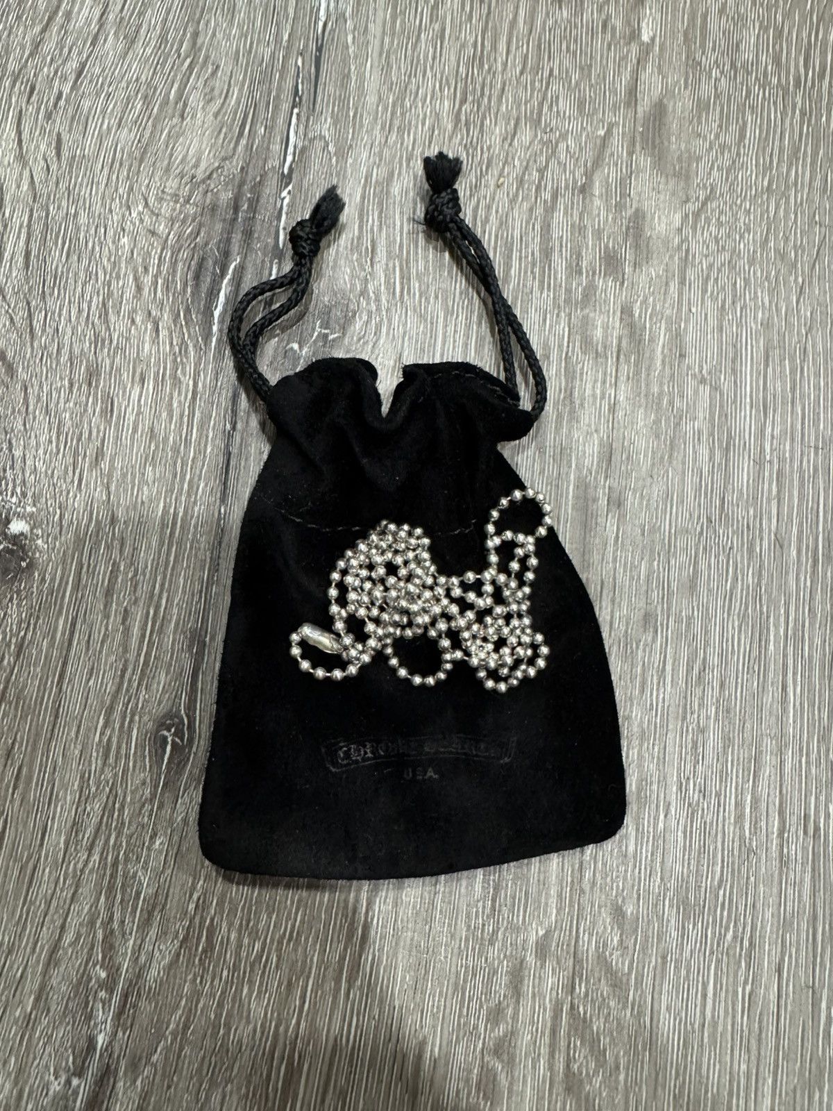 Chrome Hearts .925 Sterling Silver 30 In. Ball Chain