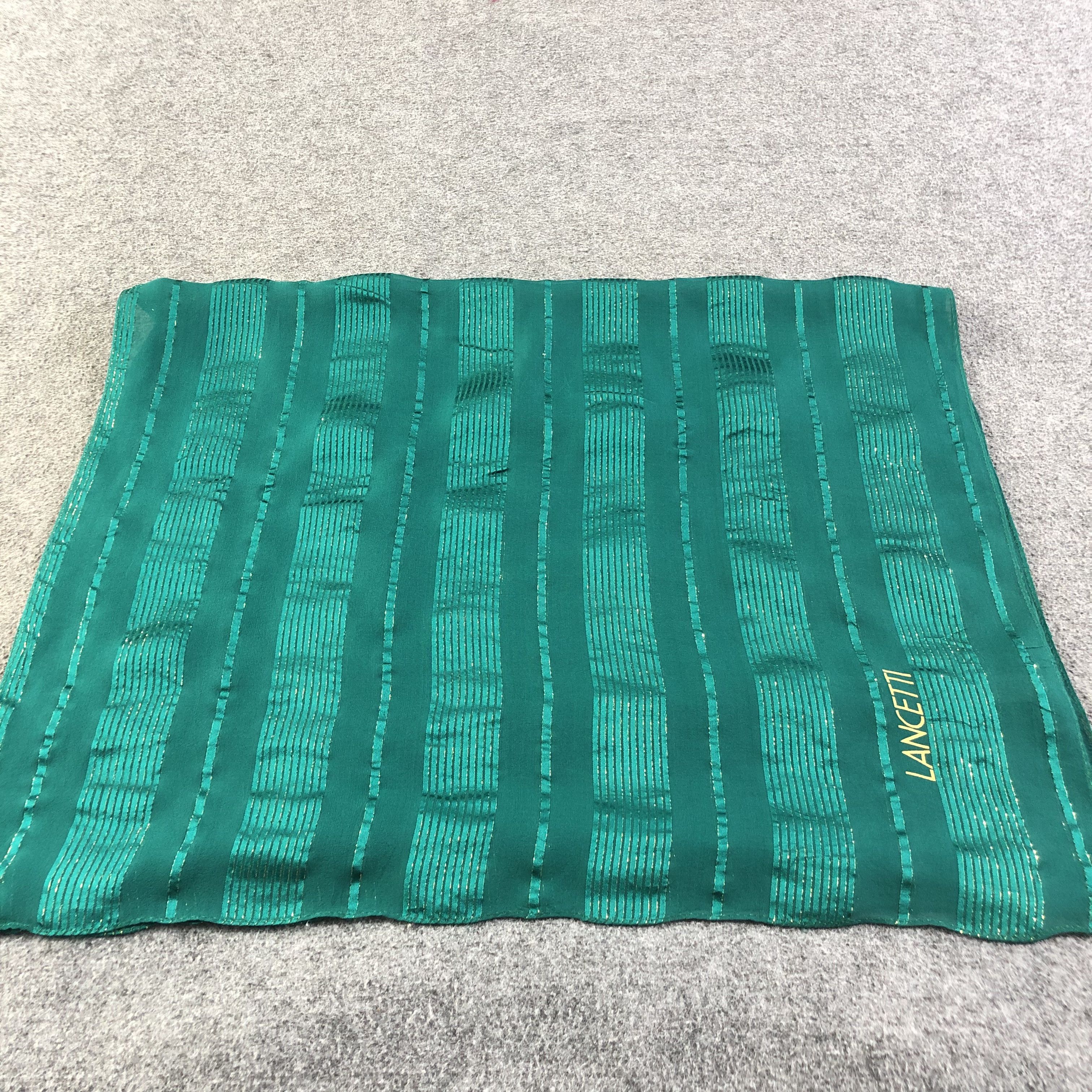Lui di Lancetti Lancetti Milano Silk Stole Silk Scarf M851 Size ONE SIZE - 2 Thumbnail