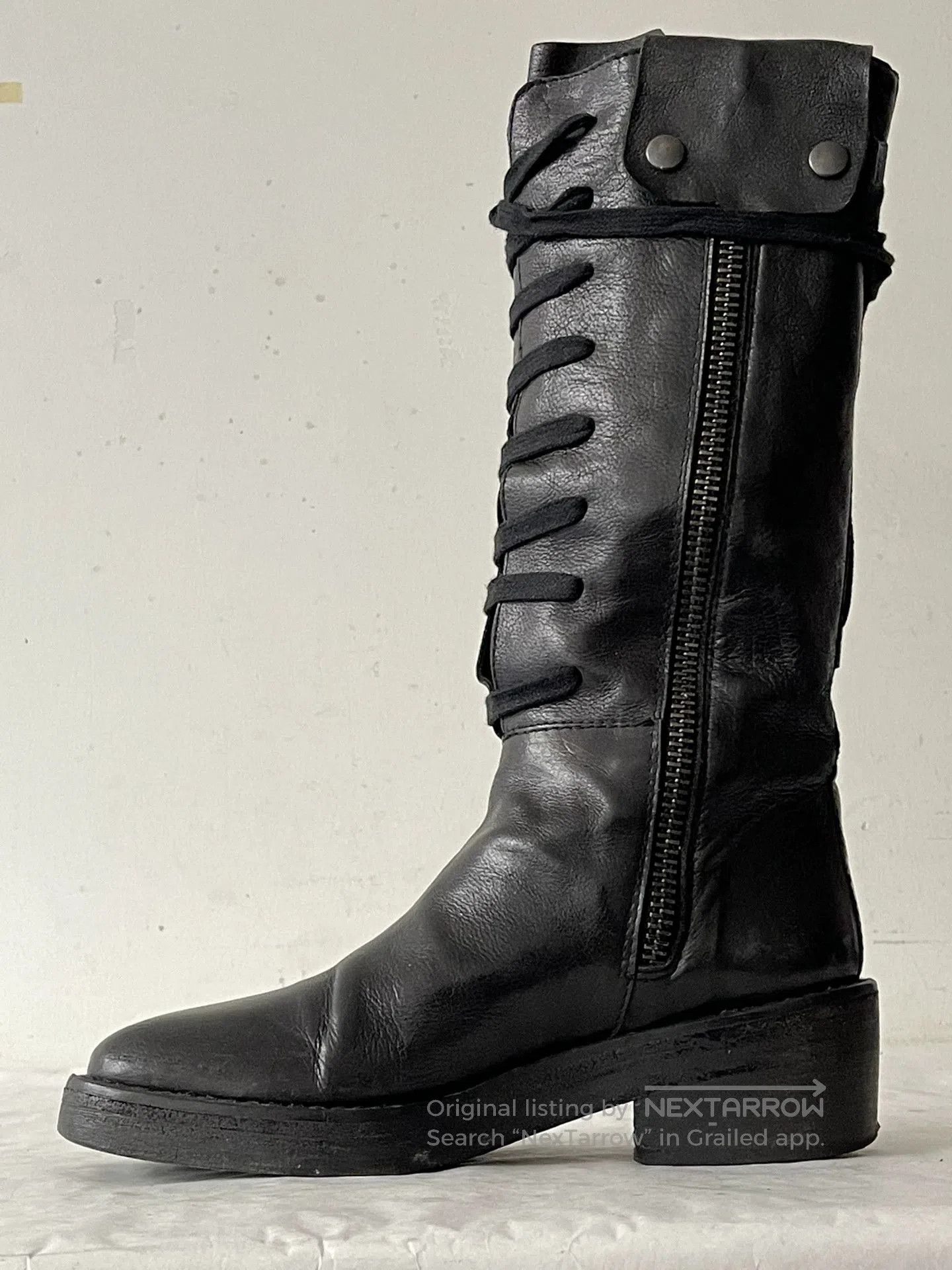 Ann Demeulemeester Ann Demeulemeester Military Style Boots. Size US 4.5 / IT 34.5 - 5 Thumbnail