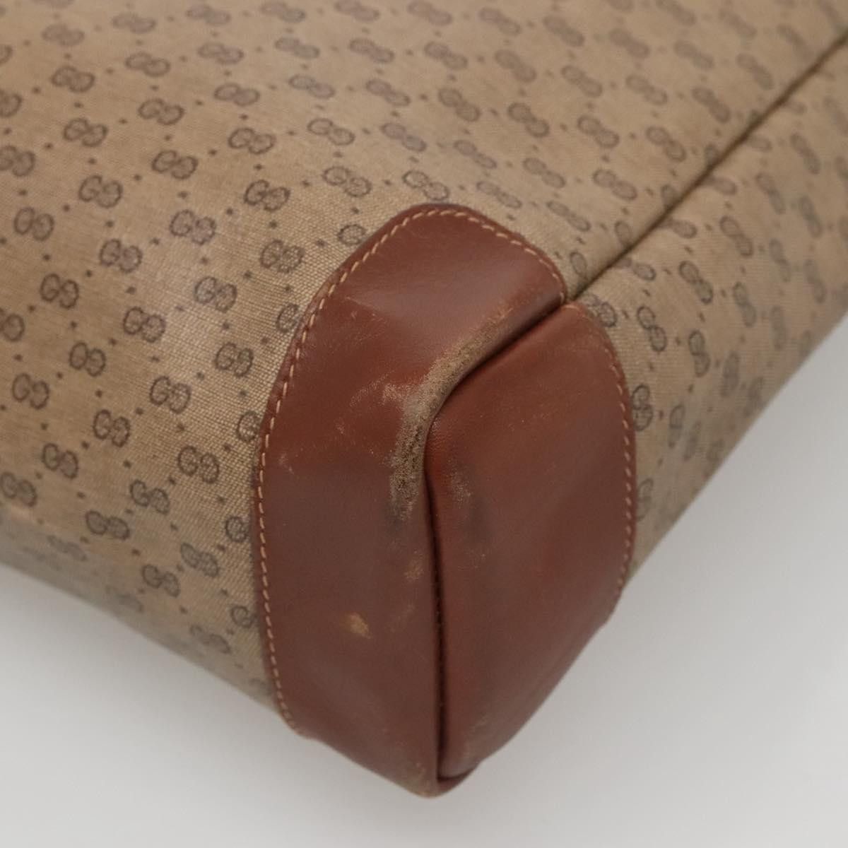 Gucci GUCCI Micro GG Supreme Tote Bag Pvc Beige Gold 002 37 002 37 Size ONE SIZE - 12 Thumbnail