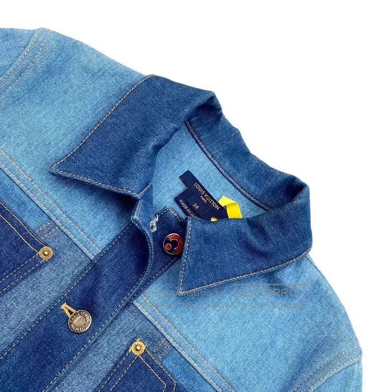 Louis Vuitton Louis Vuitton Blue Denim Women's Jacket . Size XXS / US 00 / IT 34 - 3 Thumbnail