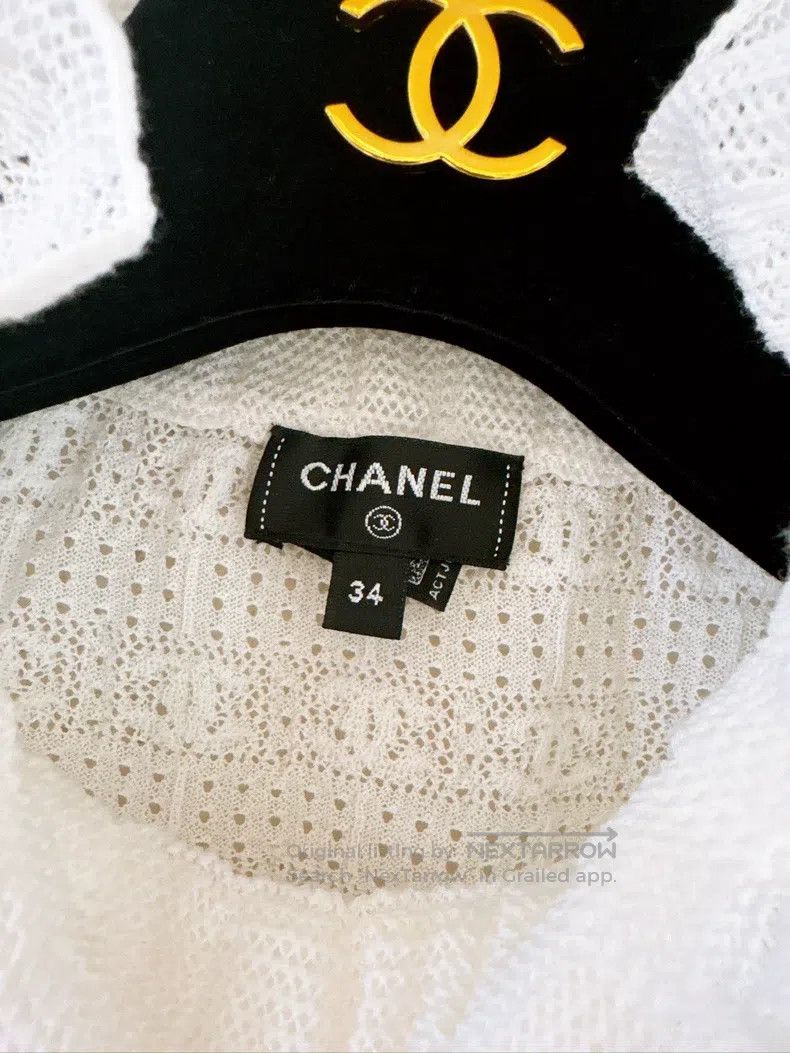 Chanel Chanel 22B ruffled logo knitwear sweater Size XXS / US 00 / IT 34 - 8 Thumbnail
