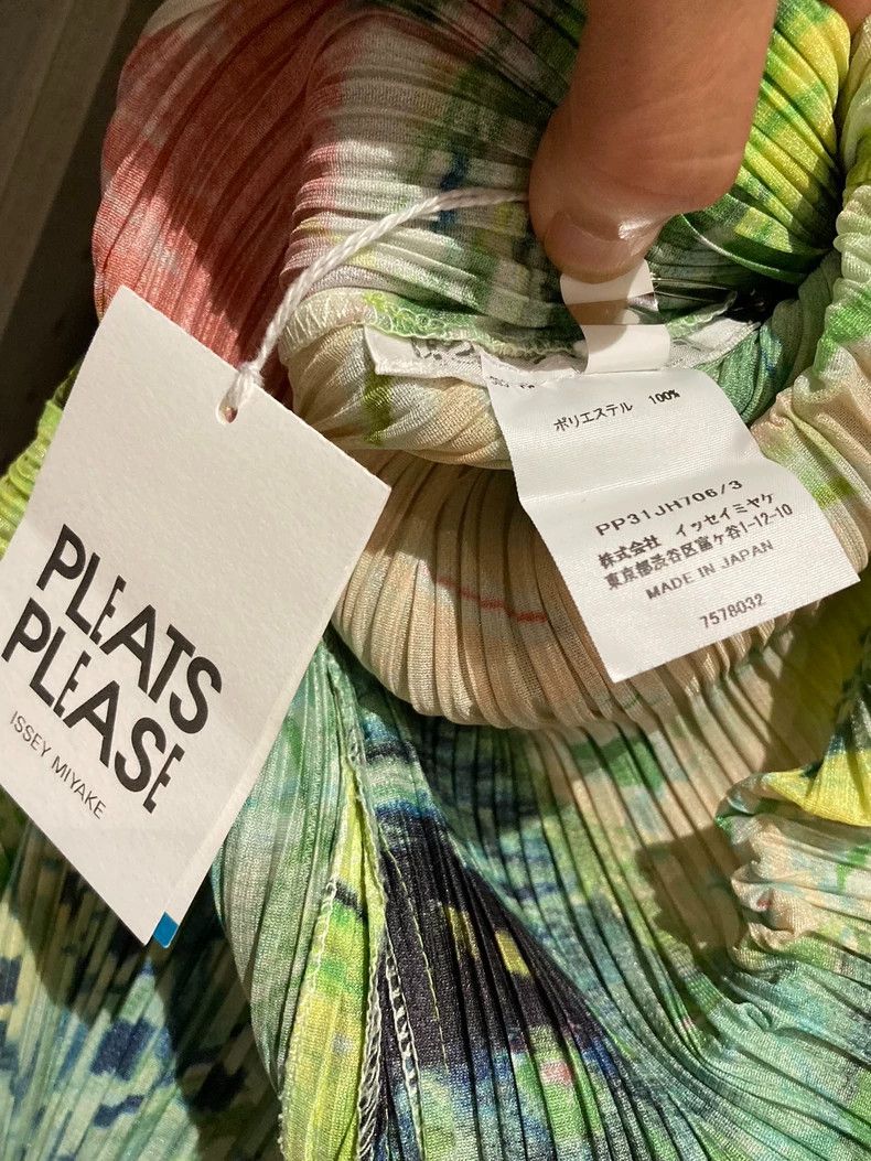 Issey Miyake Issey Miyake size:3 Yellowish-green pleated sleeveless dre Size M / US 6-8 / IT 42-44 - 4 Thumbnail