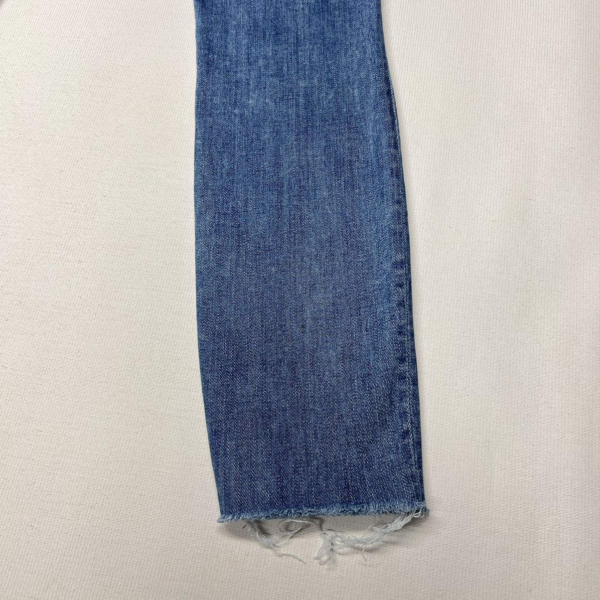 MOTHER Mother Jeans The Stunner Ankle Fray Graffiti Girl Distressed Size 24" / US 00 / IT 34 - 15 Thumbnail
