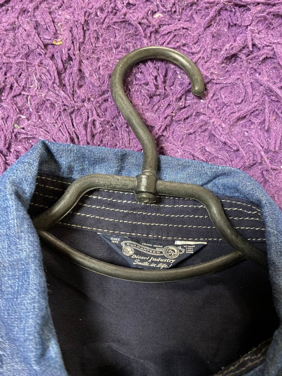 Diesel Vintage Diesel Y2K DENIM Streetwear Button Up Shirt Size L Size US L / EU 52-54 / 3 - 2 Thumbnail