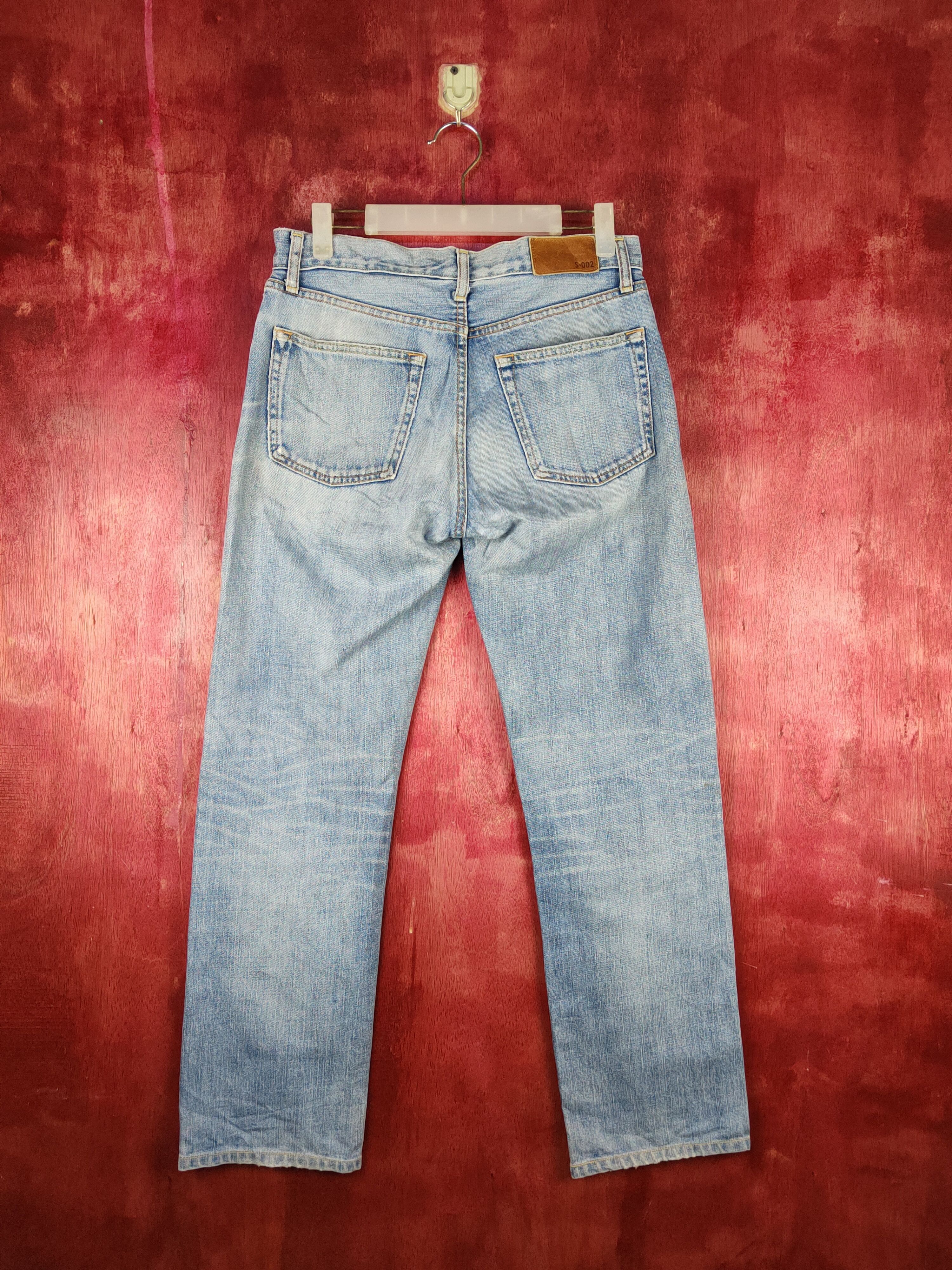 Japanese Brand Uniqlo vintage Blue Faded jeans Denim pants #S1581 Size US 30 / EU 46 - 7 Thumbnail