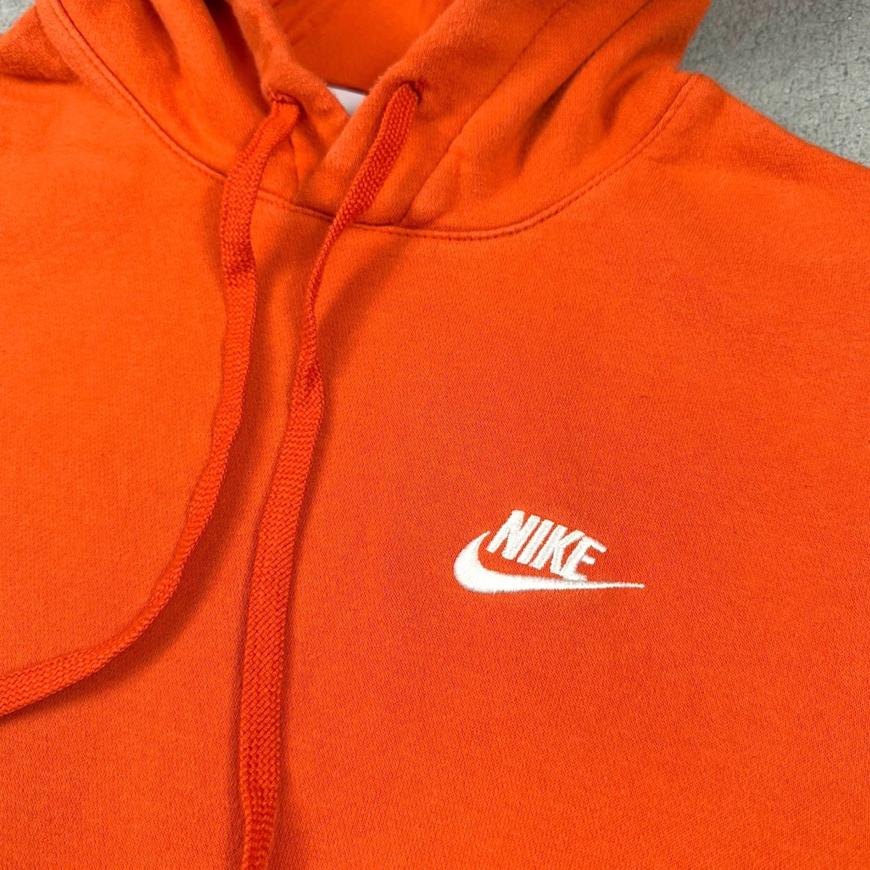 Nike Nike Sweatshirt Hoodie Adult Medium Orange Embroidered Distressed Swoosh Men’s M Size US M / EU 48-50 / 2 - 3 Thumbnail