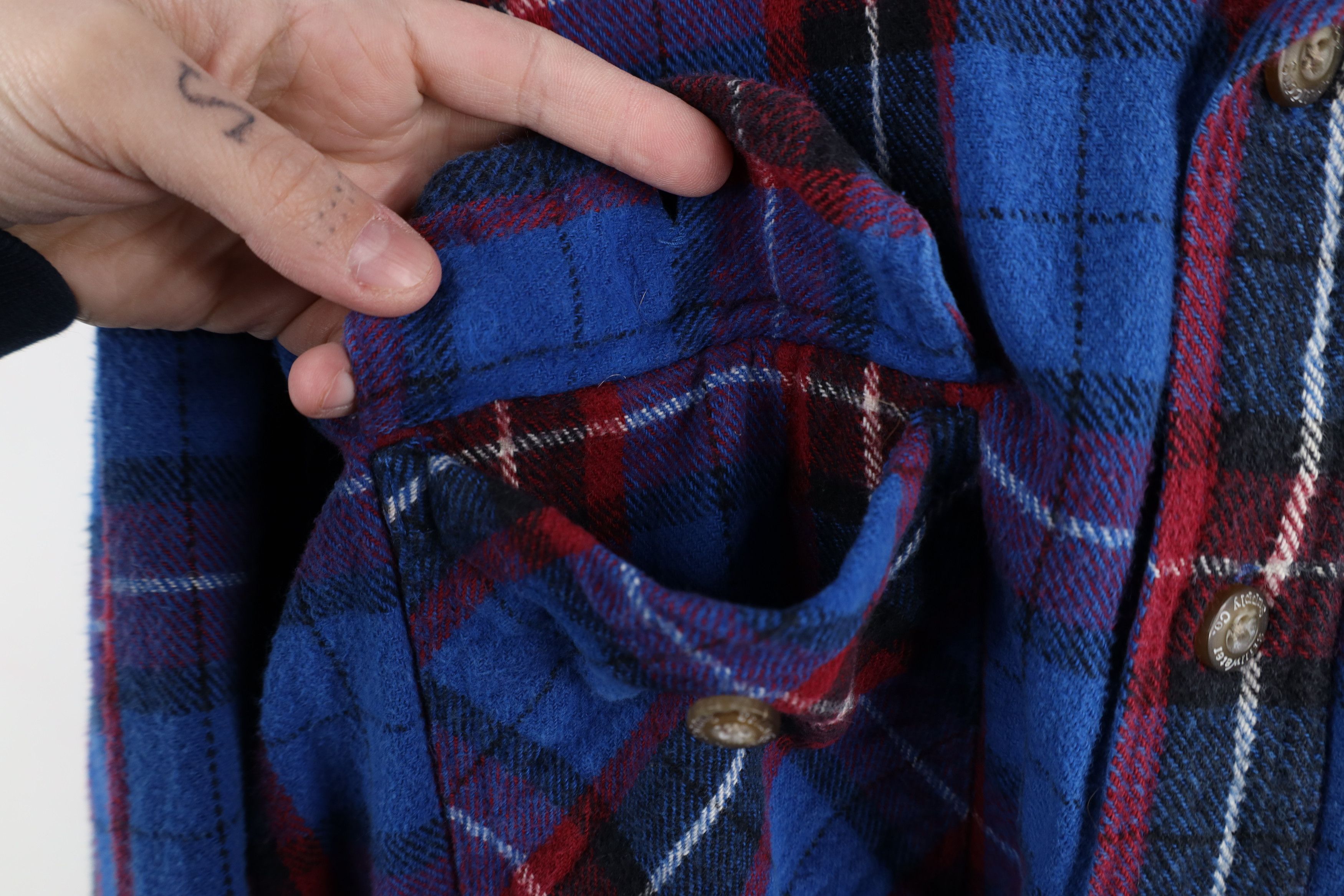 Vintage Vintage 90s Streetwear Heavyweight Flannel Button Shirt Size US L / EU 52-54 / 3 - 4 Thumbnail