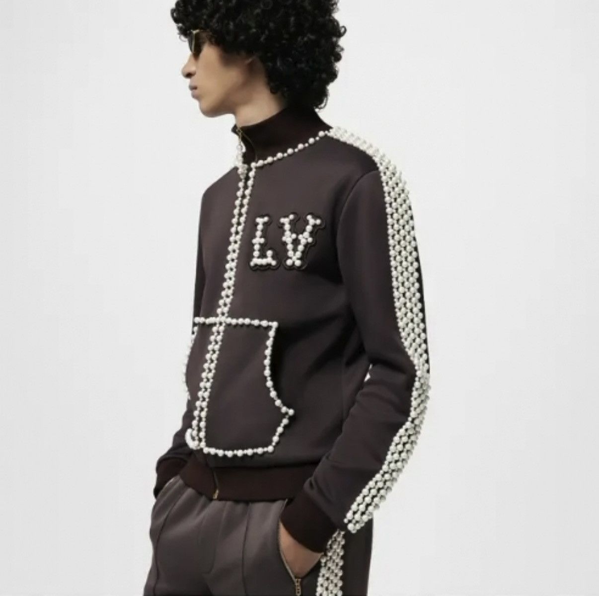Louis Vuitton Pearl Varsity Jacket