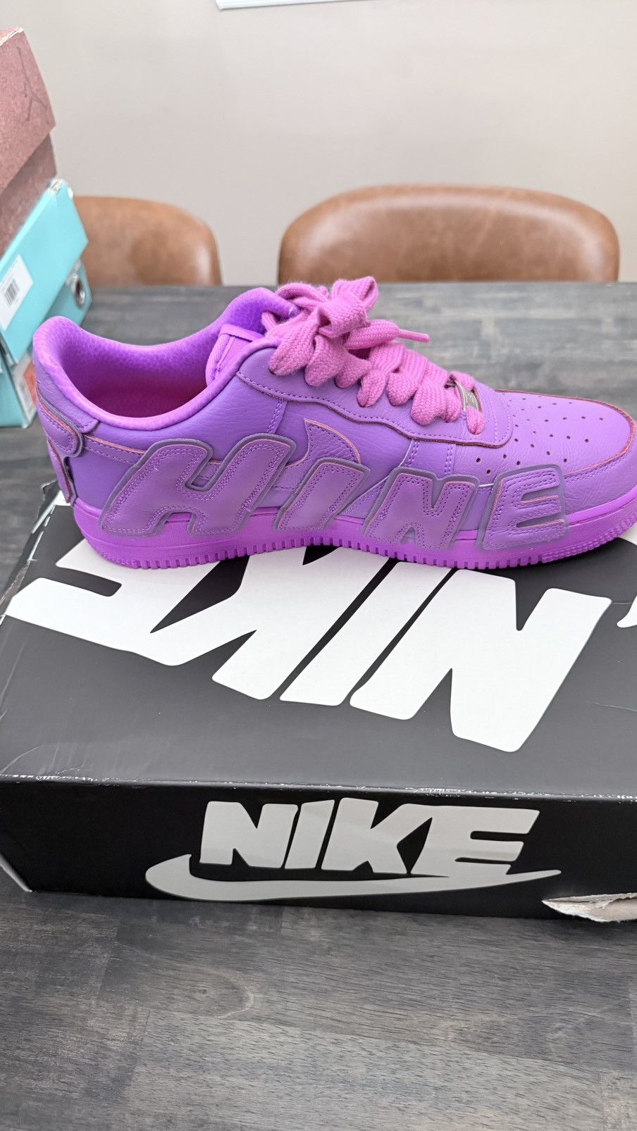 Cactus Plant Flea Market × Nike CPFM x Nike Air Force 1 Fuchsia Dream Size US 12 / EU 45 - 4 Thumbnail