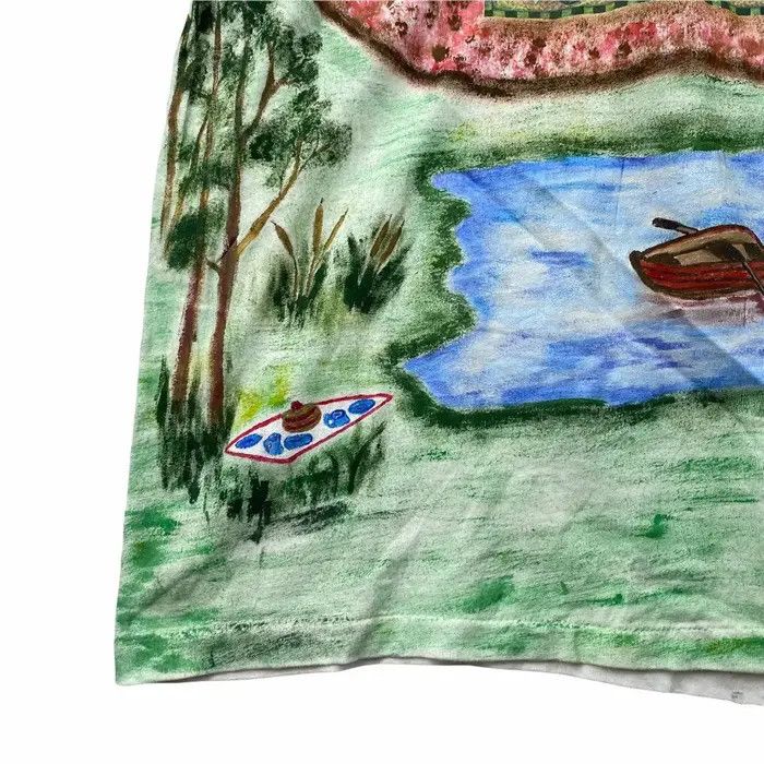 Vintage Vtg 90’ PAINTING ART CRAYON Children Story Hanes Tee Shirt Size XL / US 12-14 / IT 48-50 - 9 Thumbnail