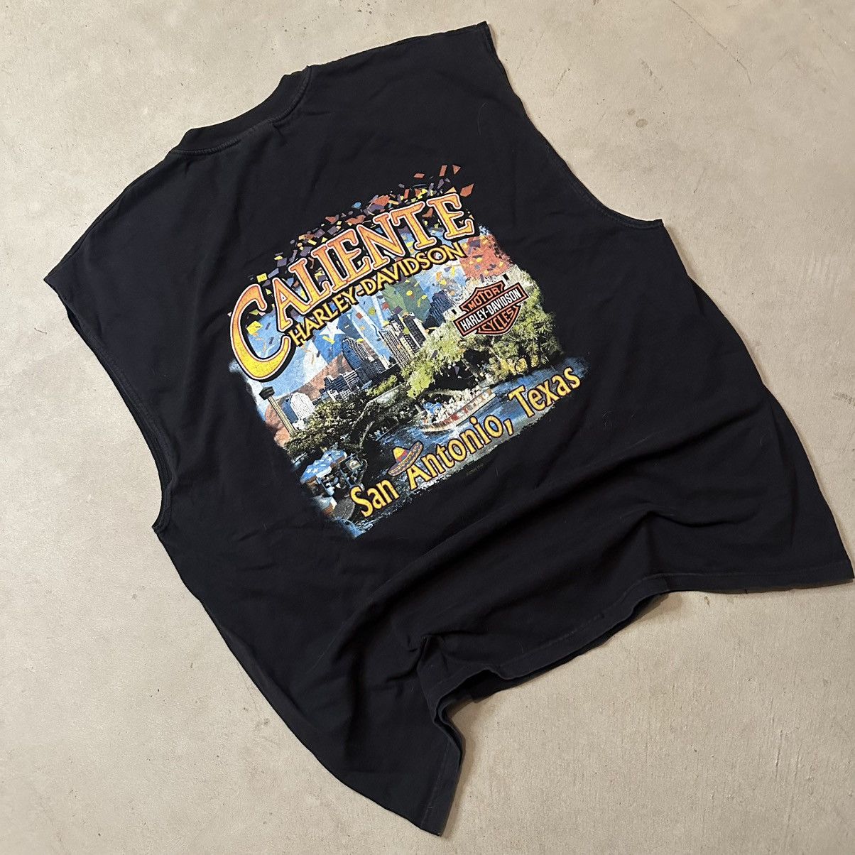 Harley Davidson Vintage 2006 Harley Davidson Biker Motorcycle Tank Top Size US XXL / EU 58 / 5 - 1 Thumbnail