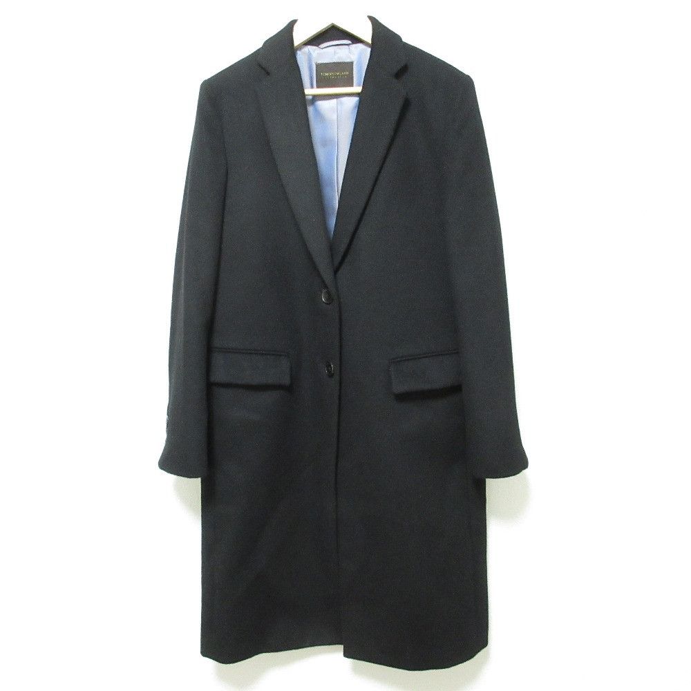 Other Other TOMORROWLAND Chesterfield Cashmere Blend Coat Leather Outerwear DUTY FREE for USA Size ONE SIZE - 1 Thumbnail