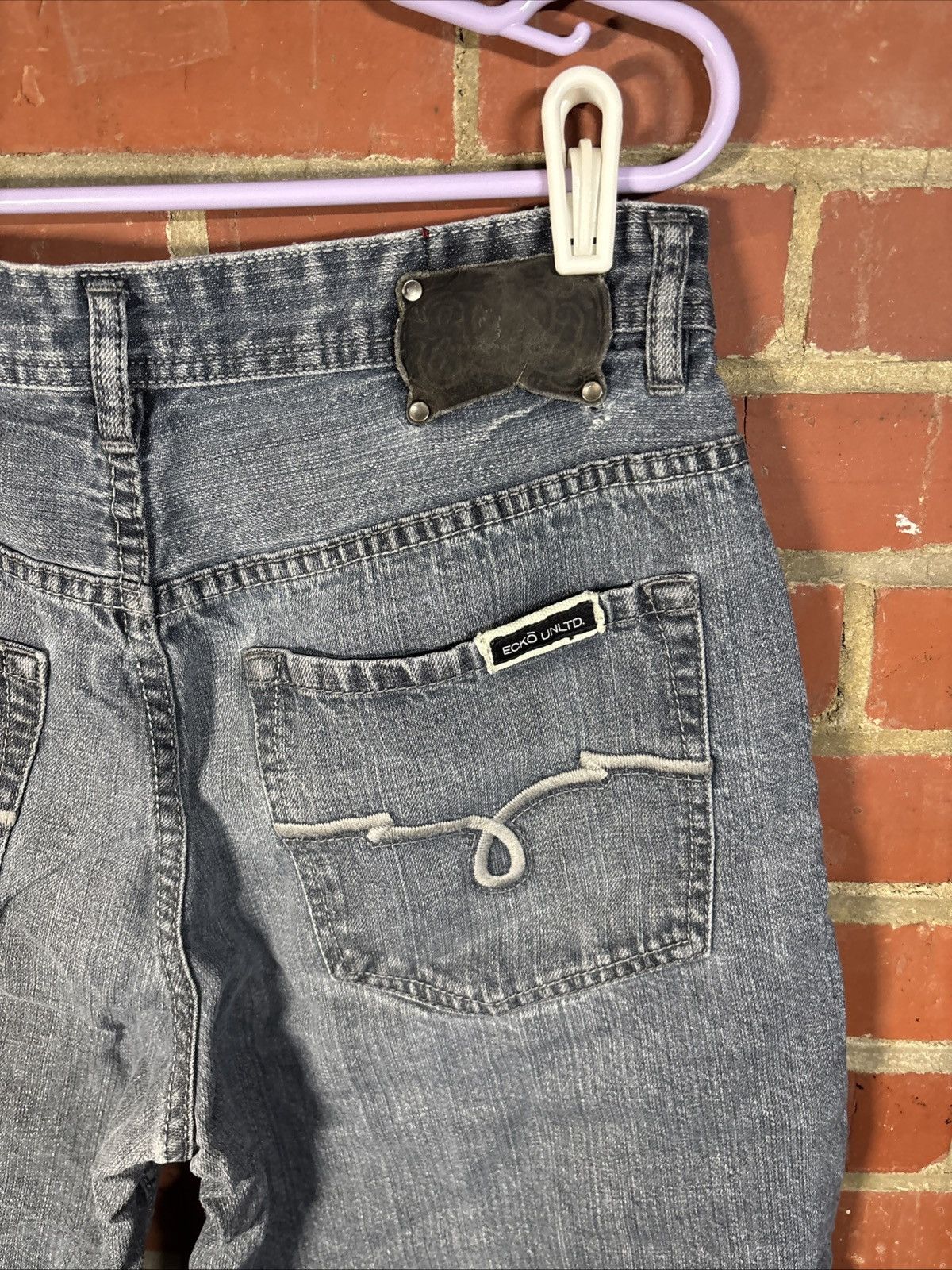 Ecko Unltd. Vintage Y2K ECKO UNLTD Unlimited Baggy Denim Shorts Mens 34 Size US 34 / EU 50 - 8 Thumbnail