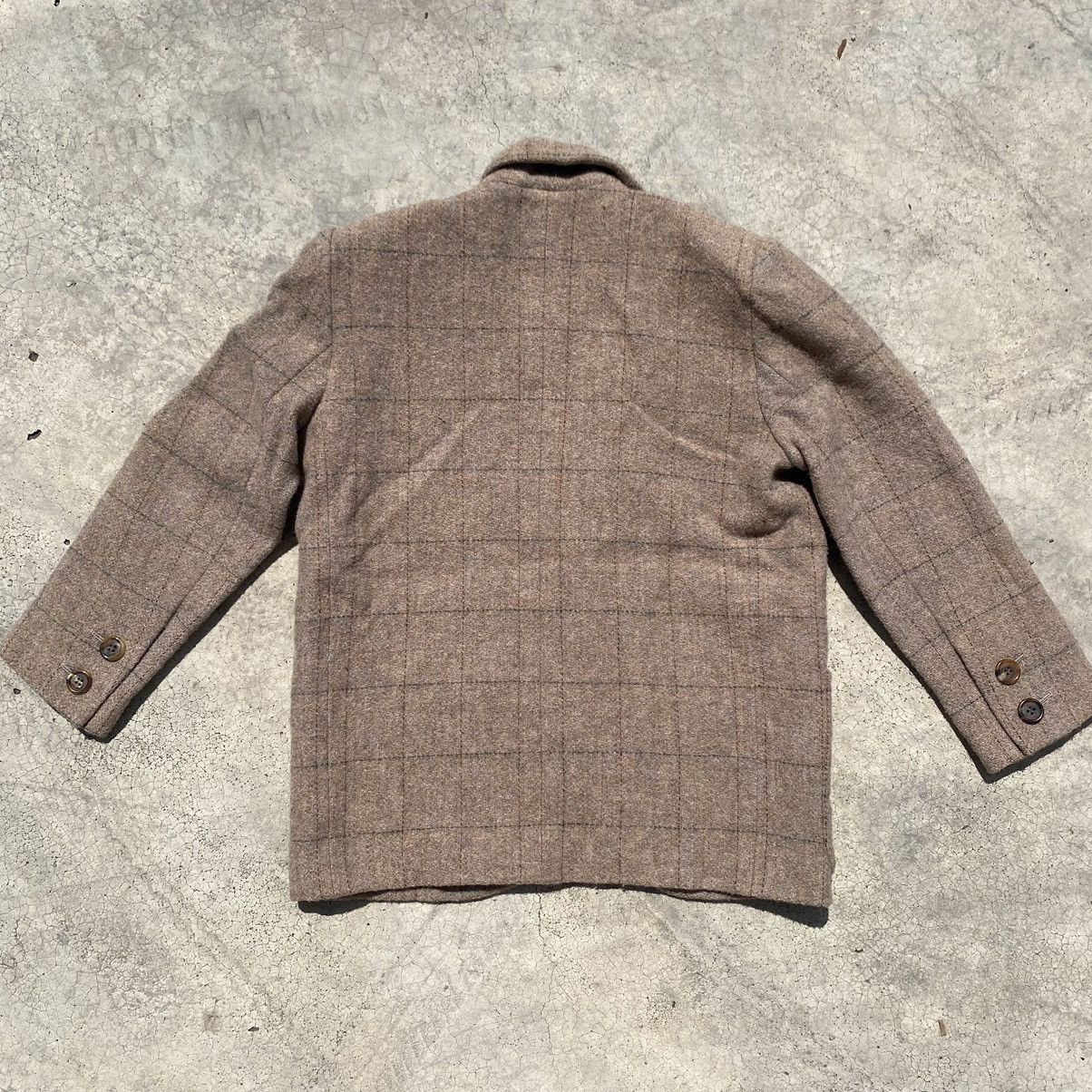 Givenchy Vintage Givenchy Wool Blazer Brown Checkered Size US M / EU 48-50 / 2 - 2 Thumbnail