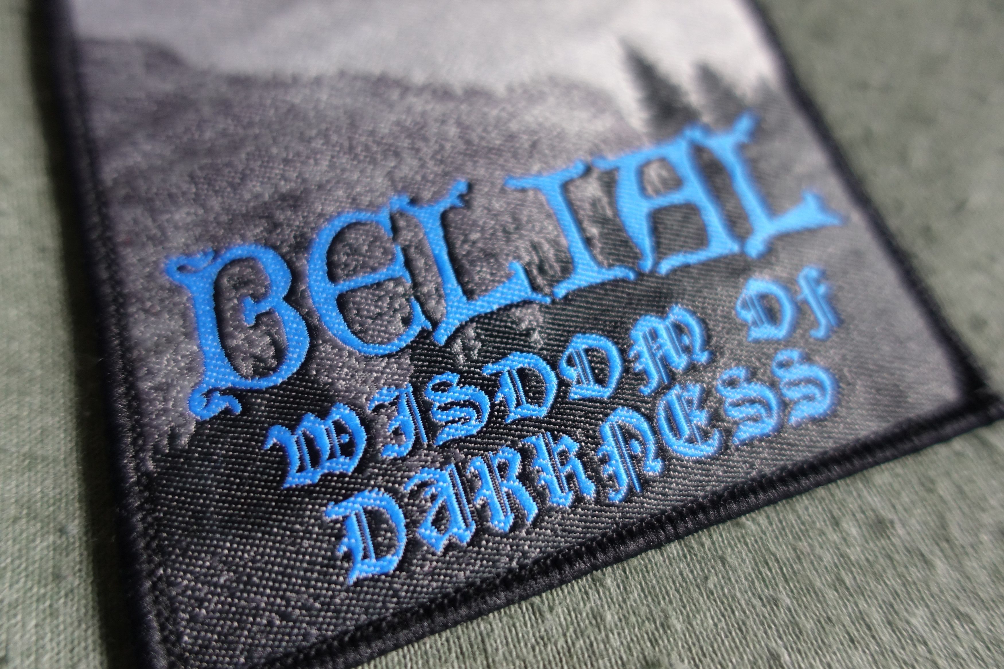 Band Tees Belial "Wisdom of Darkness" woven patch Black Death Metal Size ONE SIZE - 2 Thumbnail