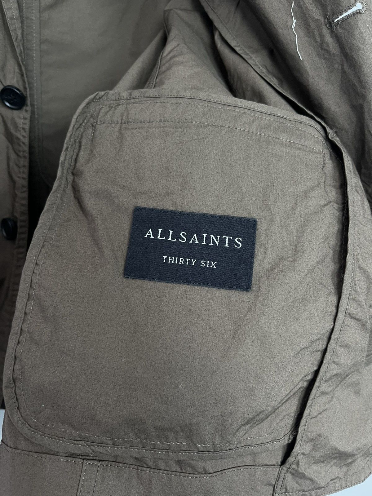 Allsaints Allsaints Cotton Classic Rohan Blazer Jacket Size US S / EU 44-46 / 1 - 8 Thumbnail