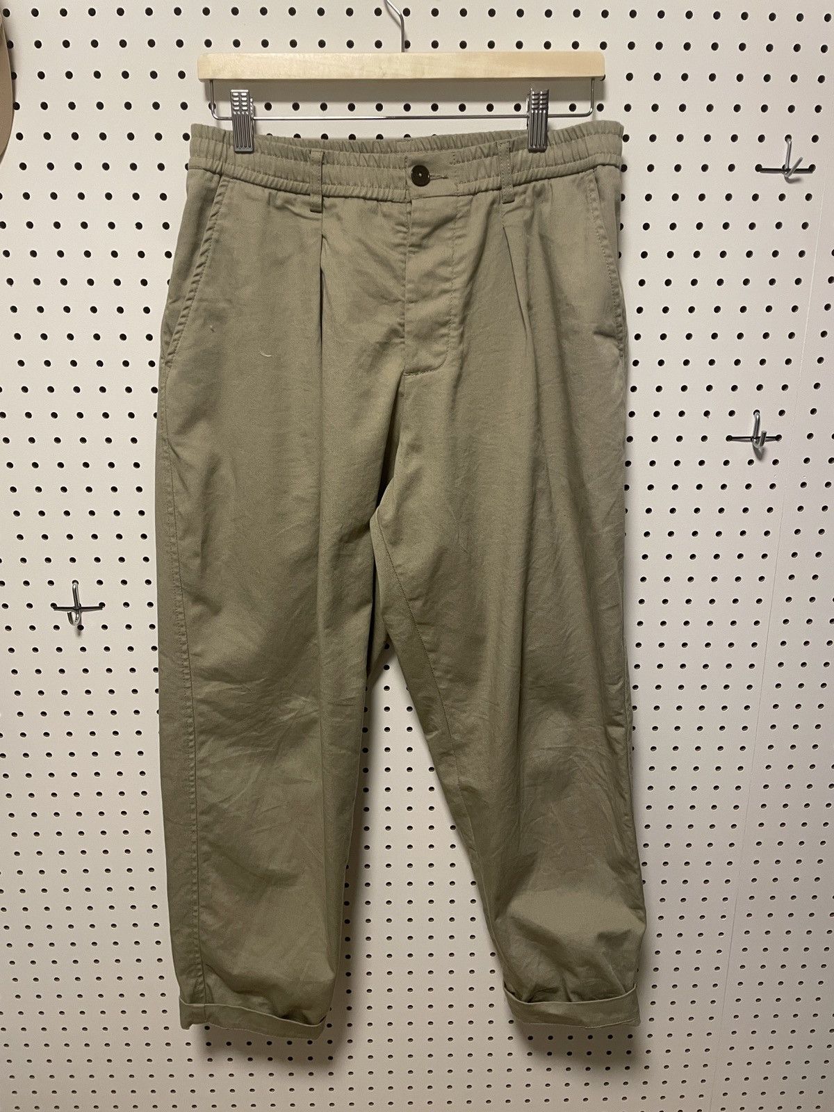 Universal Works Universal Works Beige Pleated Track Pant Size US 30 / EU 46 - 1 Preview