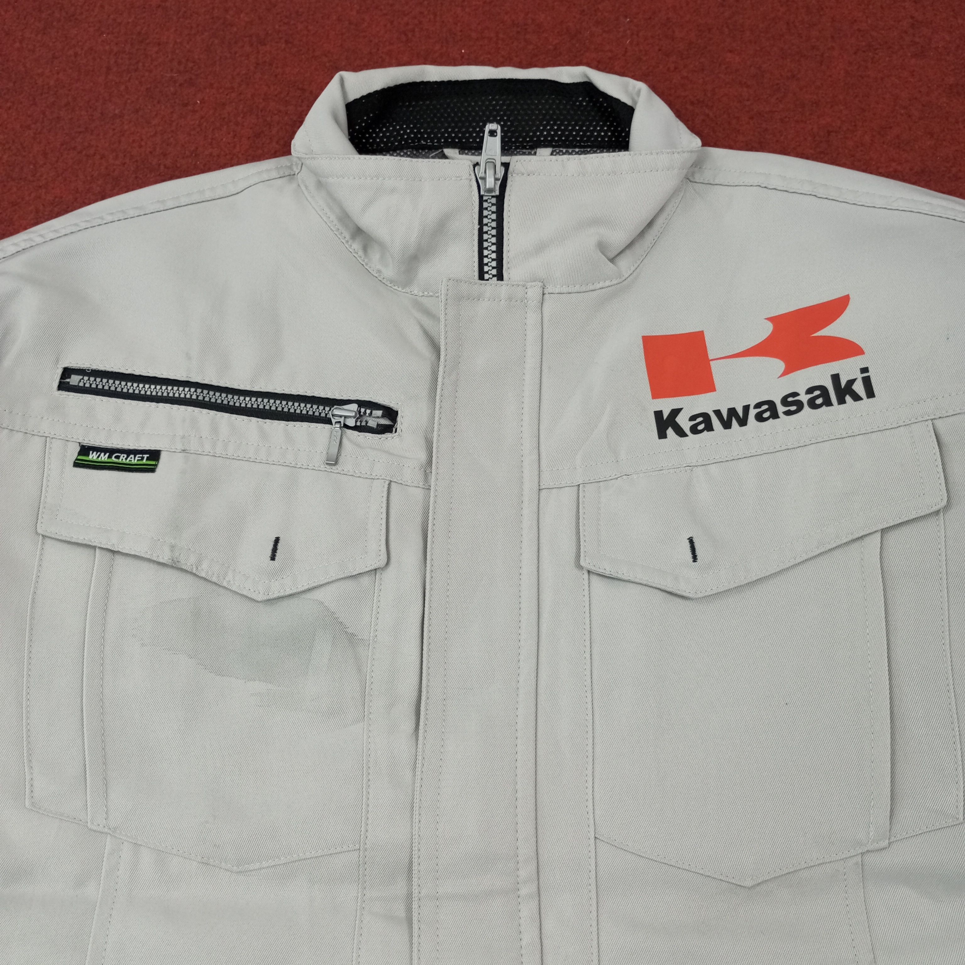 Japanese Brand × Vintage Kawasaki Japanese Motorsports Custom Art Jacket c231n28 Size US M / EU 48-50 / 2 - 4 Thumbnail