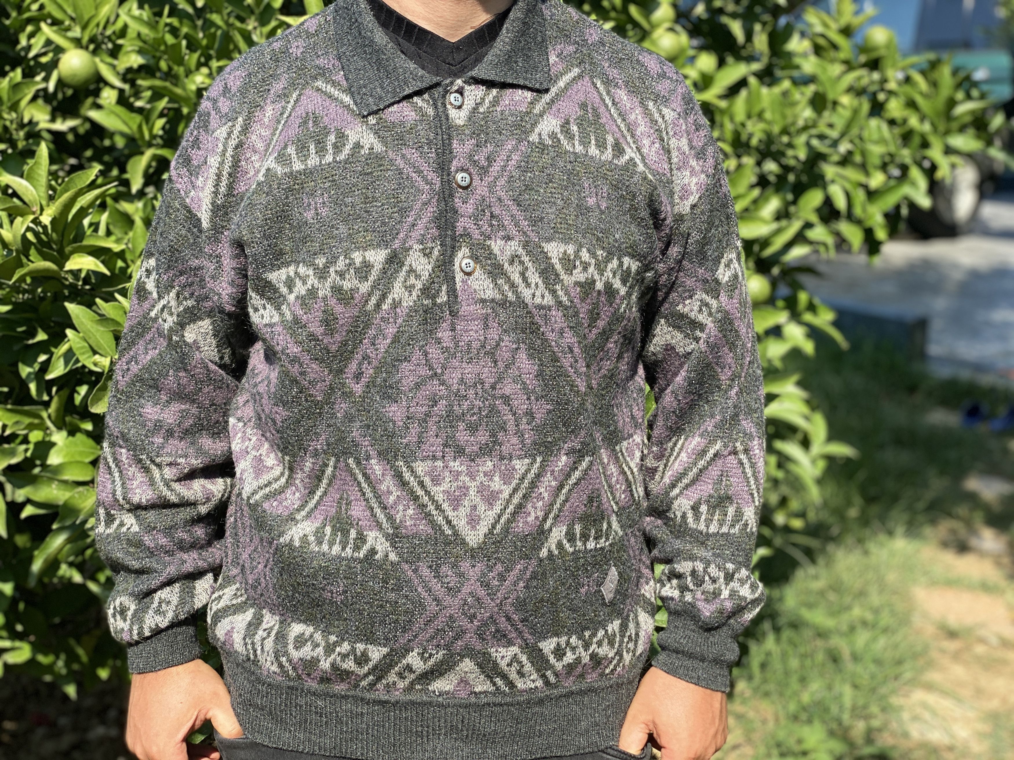Vintage × Yves Saint Laurent 1993 YSL Yves Saint Laurent Pullover Retro Sweater Size 6 XL Size US XL / EU 56 / 4 - 3 Thumbnail