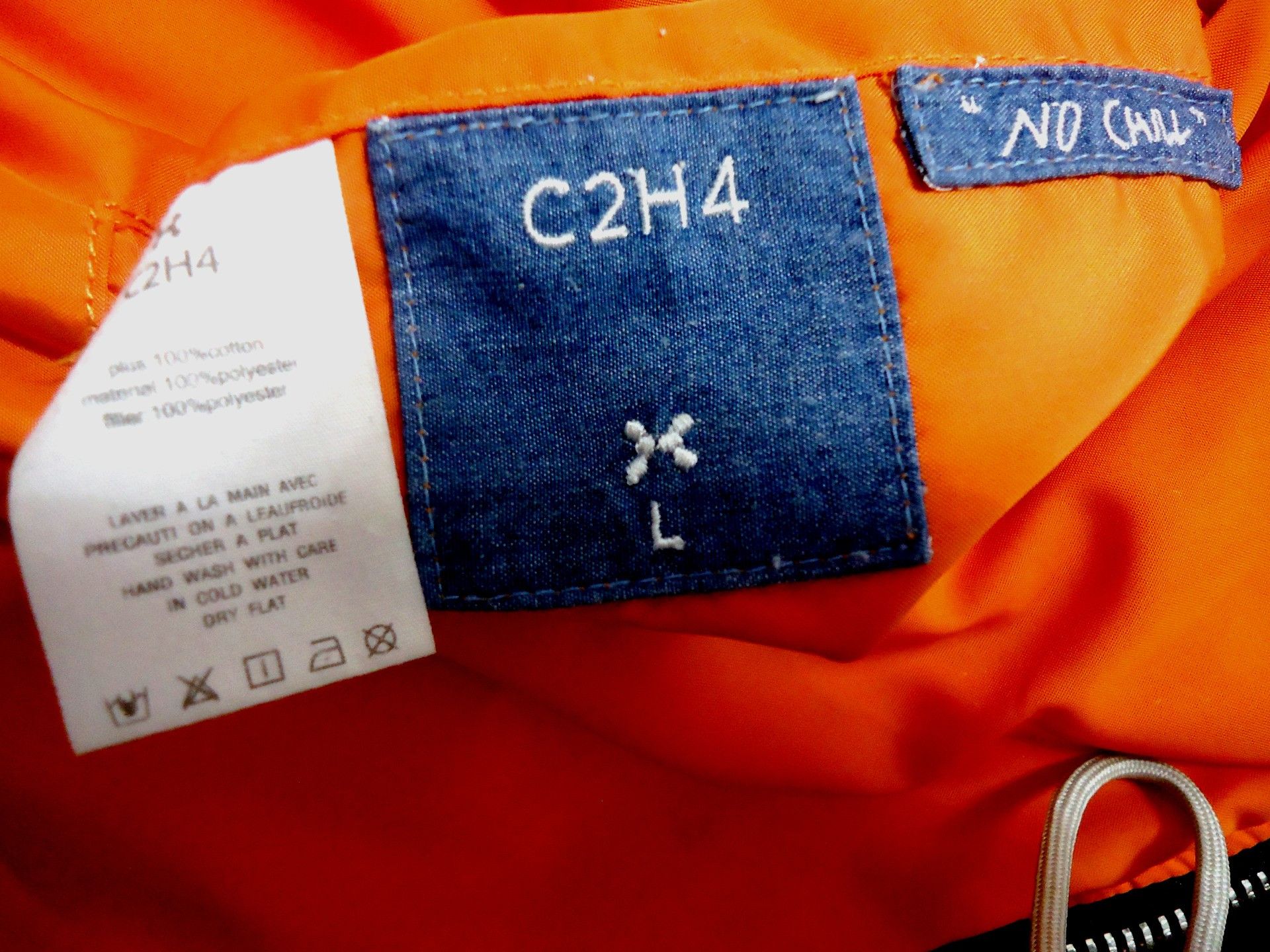 C2H4 C2H4 "No Chill" Reassembled MA- 1 Jacket Size L! Size US L / EU 52-54 / 3 - 8 Thumbnail
