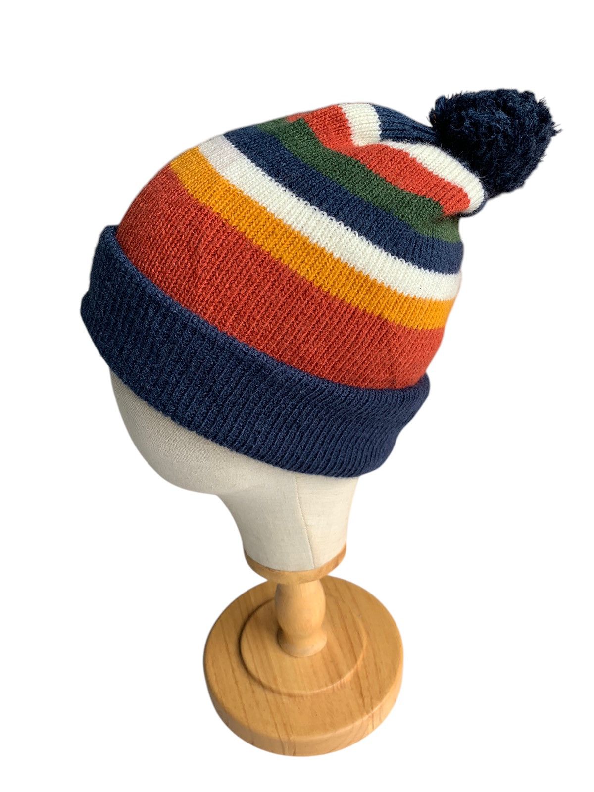 Japanese Brand × Polo Ralph Lauren × Vintage Polo Club Rare Design Winter Sessions Streetwear Beanie Hats Size ONE SIZE - 3 Thumbnail