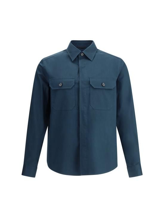 Ermenegildo Zegna ERMENEGILDO ZEGNA Men Long Tops UFV16A9SOT8B T09 GREEN Size US S / EU 44-46 / 1 - 1 Thumbnail