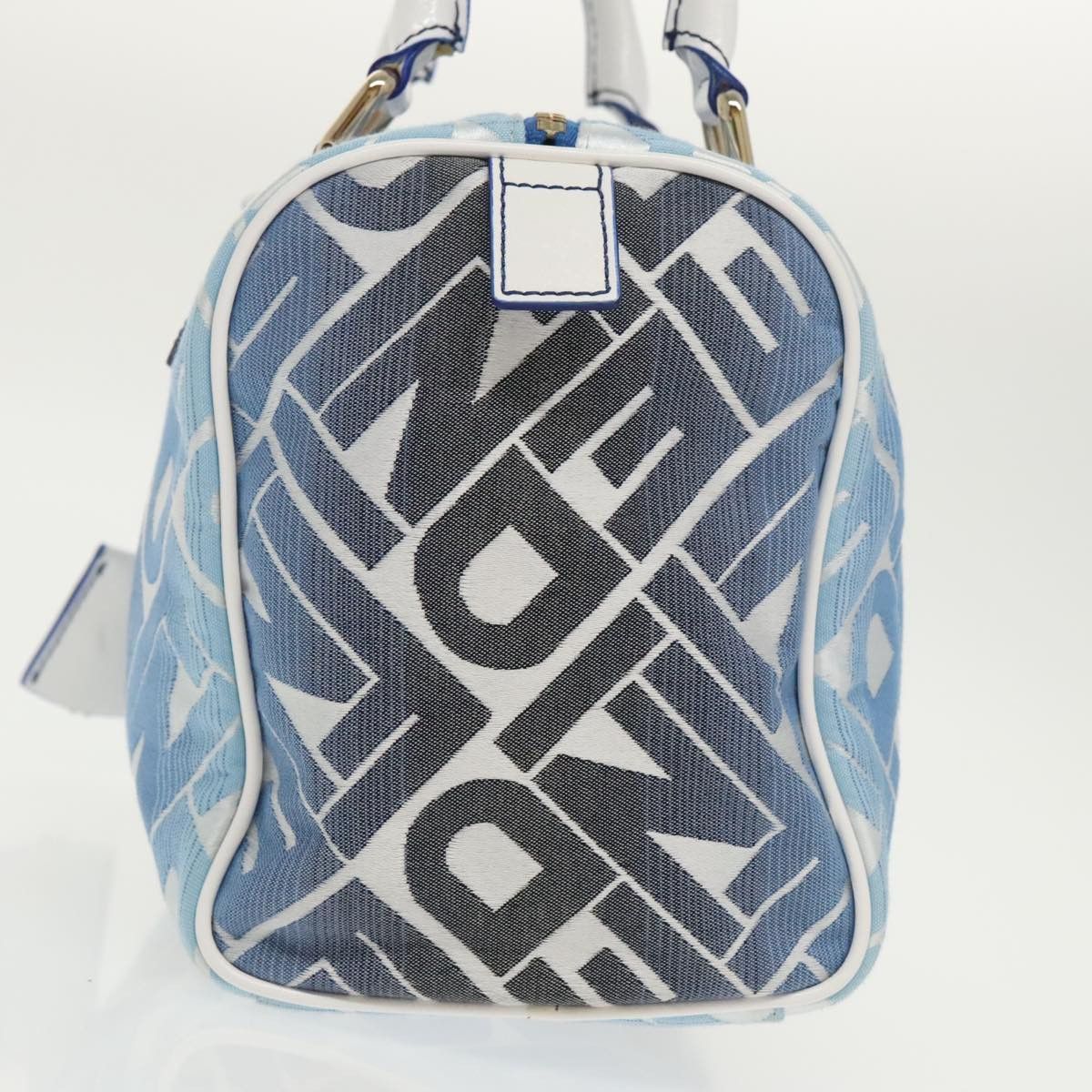 Fendi FENDI Zucca Canvas Hand Bag Blue Gold Size ONE SIZE - 3 Thumbnail
