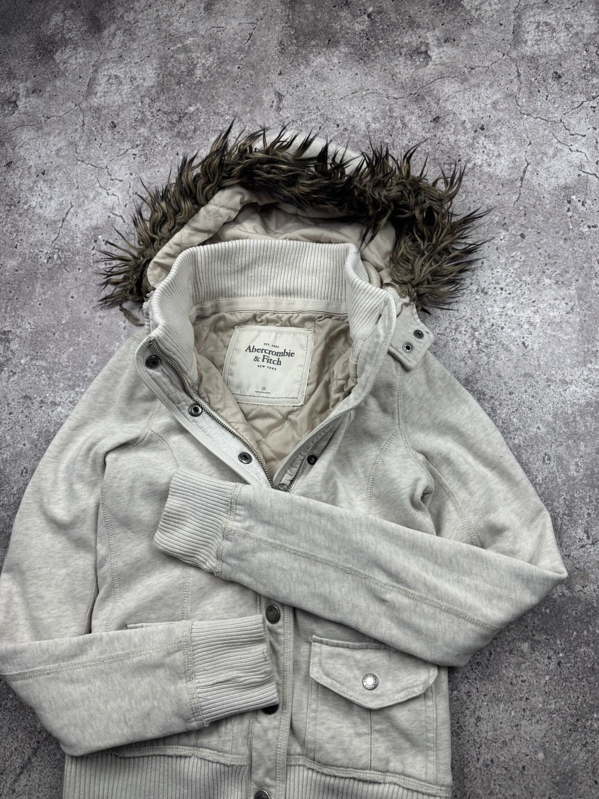Abercrombie & Fitch 🔥 If six was nine Style Abercrombie & Fitch fur Zip Hoodie Size US S / EU 44-46 / 1 - 7 Thumbnail