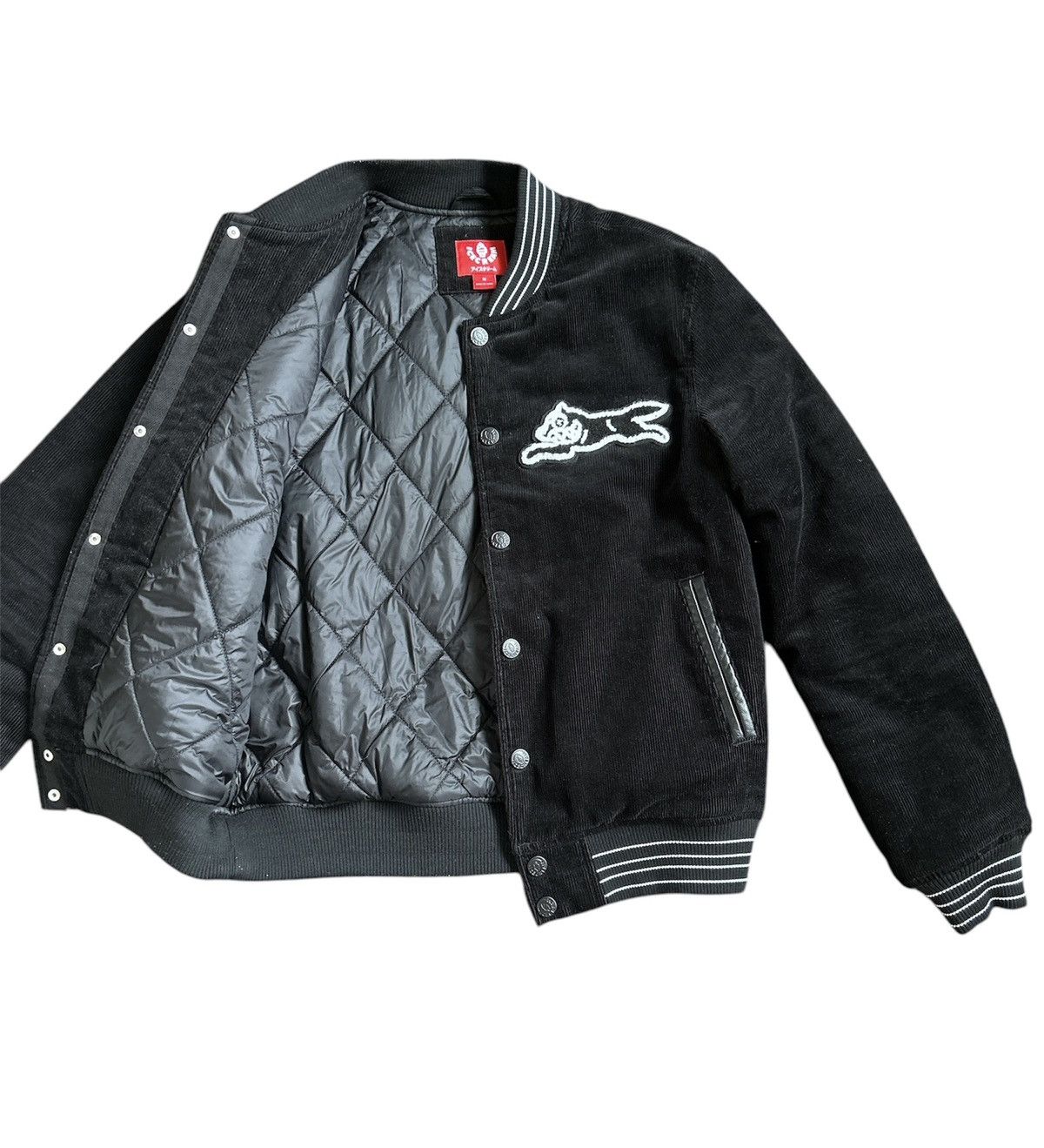 Billionaire Boys Club × Icecream BBC Ice Cream Hound Black Corduroy Varsity Jacket Size: M Size US M / EU 48-50 / 2 - 4 Thumbnail