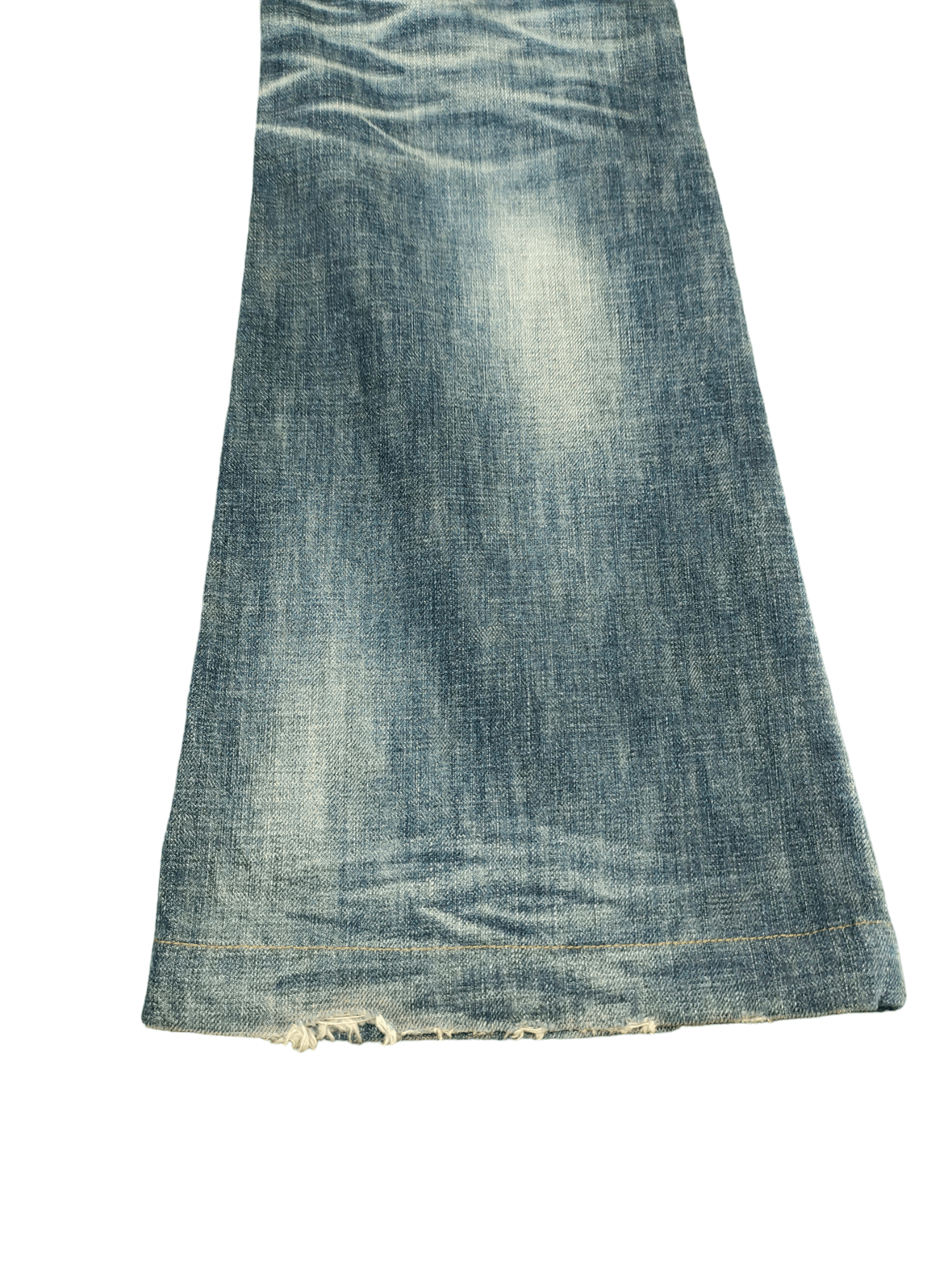 If Six Was Nine Flare Jeans Lolita Clawmark Distressed Denim Boot Cut Size US 27 - 12 Thumbnail