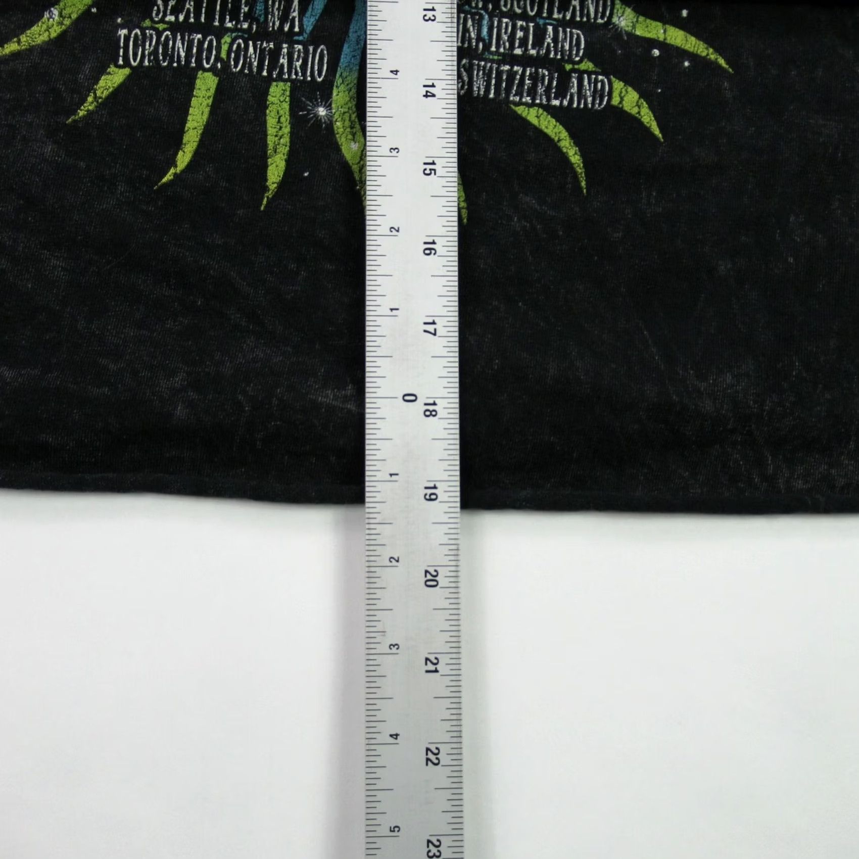 Vintage Fifth Sun Celestial Dream Shirt Womens XL Short Sleeve Crew Neck Lightweight Knit Cotton Black Regular Fit Size XL Womens T-Shirt Size XL / US 12-14 / IT 48-50 - 6 Thumbnail