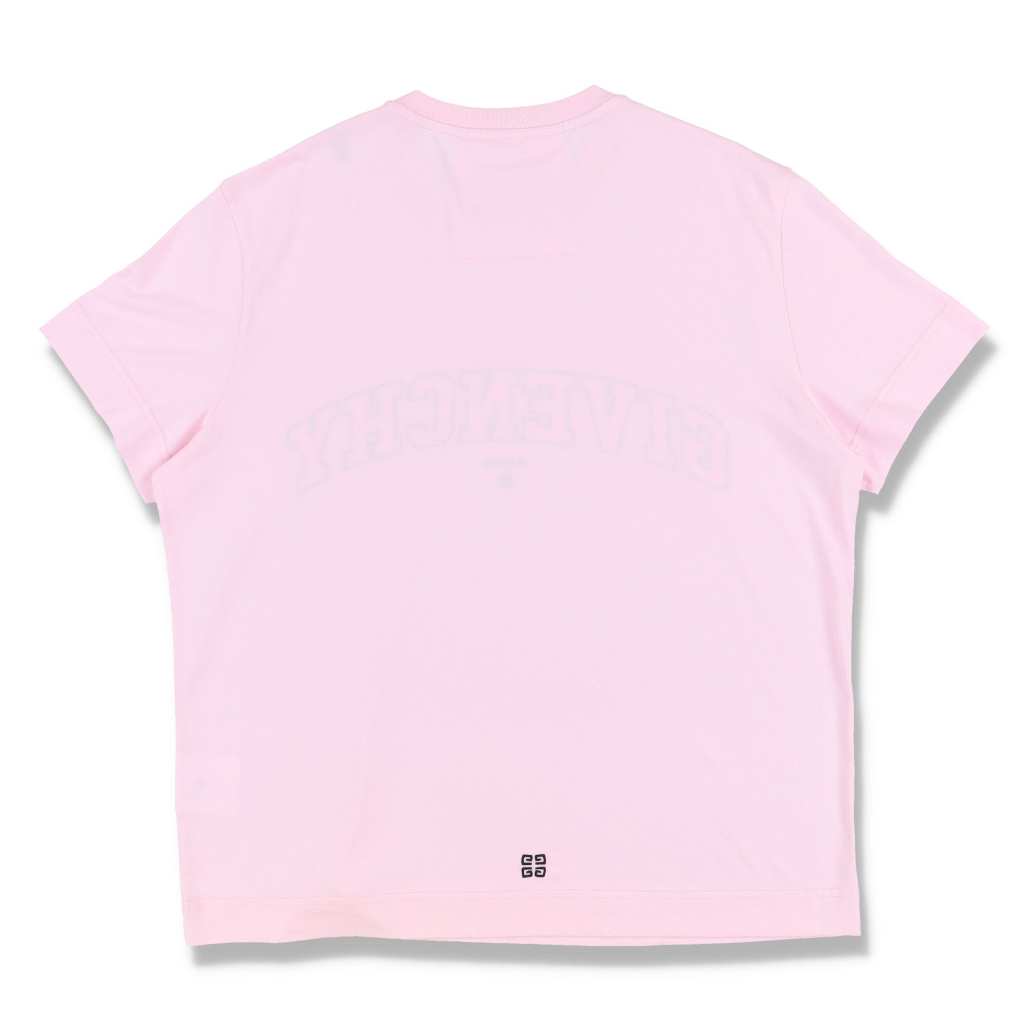 Givenchy Pink Embroidered College Logo Oversized T-Shirt Size US M / EU 48-50 / 2 - 10 Thumbnail