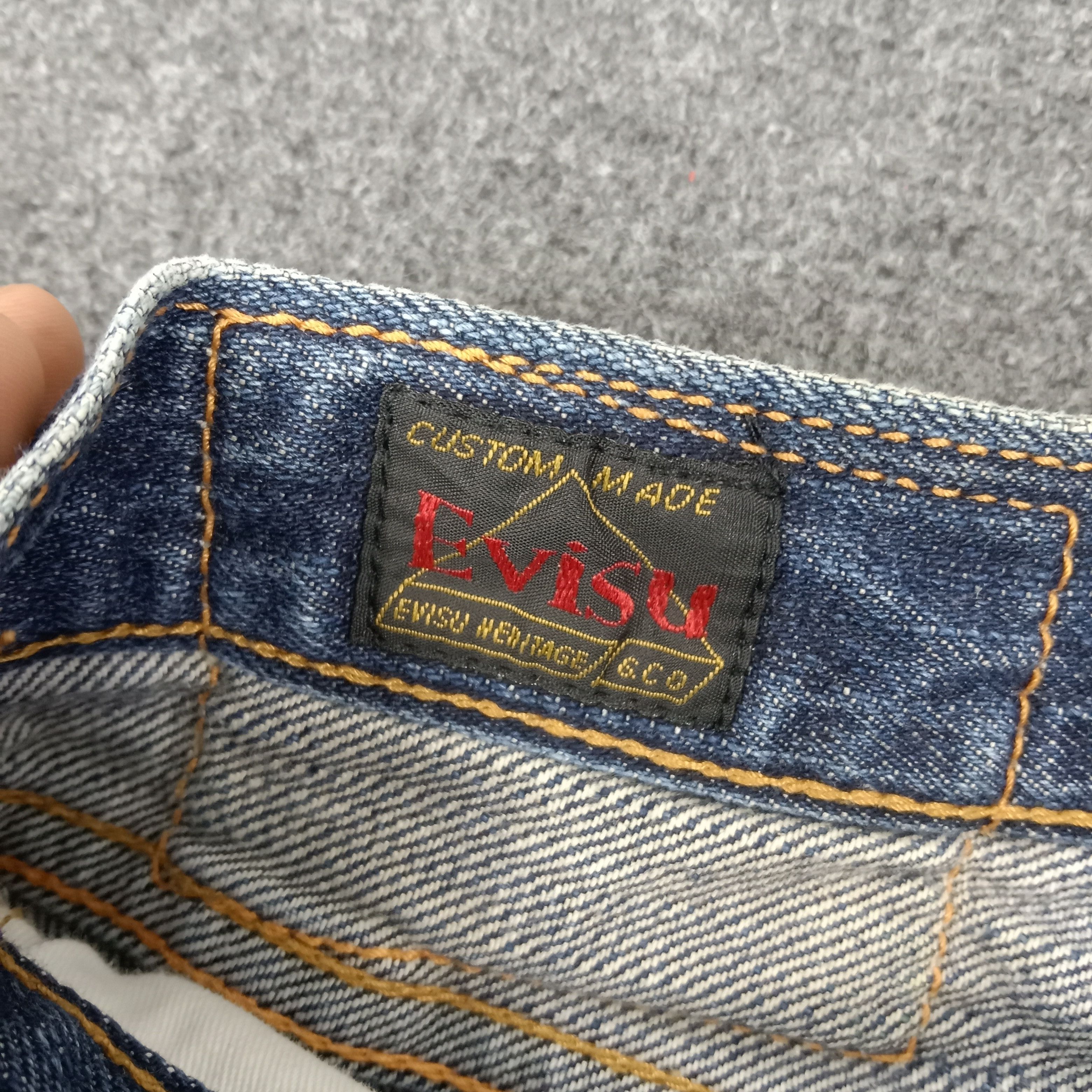 Evisu Evisu Japanese Brand Daicock Custom Denim Jeans c235n29 Size US 29 - 9 Thumbnail