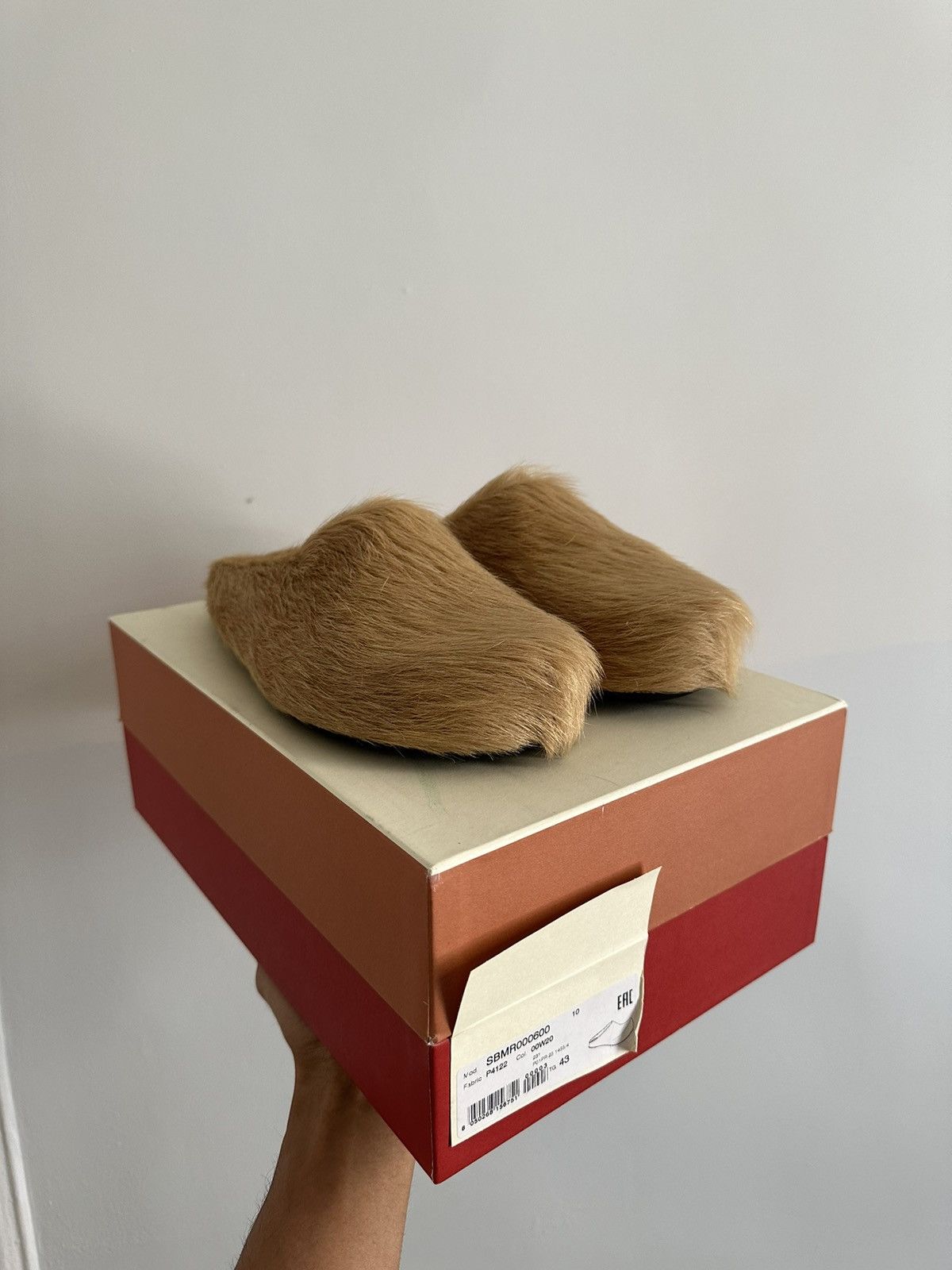 MARNI fur mules