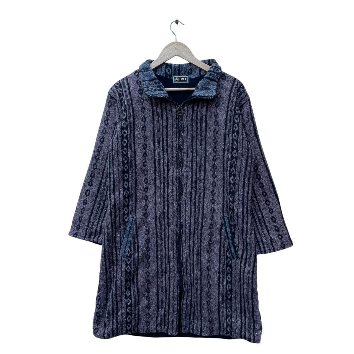 Japanese Brand Vintage Japanese Brand D & T Native Wool Jacket Size US M / EU 48-50 / 2 - 1 Thumbnail