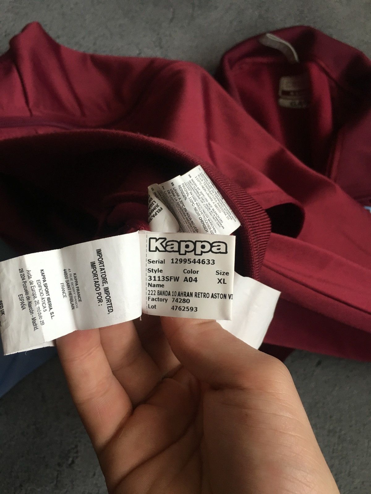 Kappa 👹 Aston Villa Football Track Zip Jacket Soccer Kappa Retro Size US XL / EU 56 / 4 - 4 Thumbnail