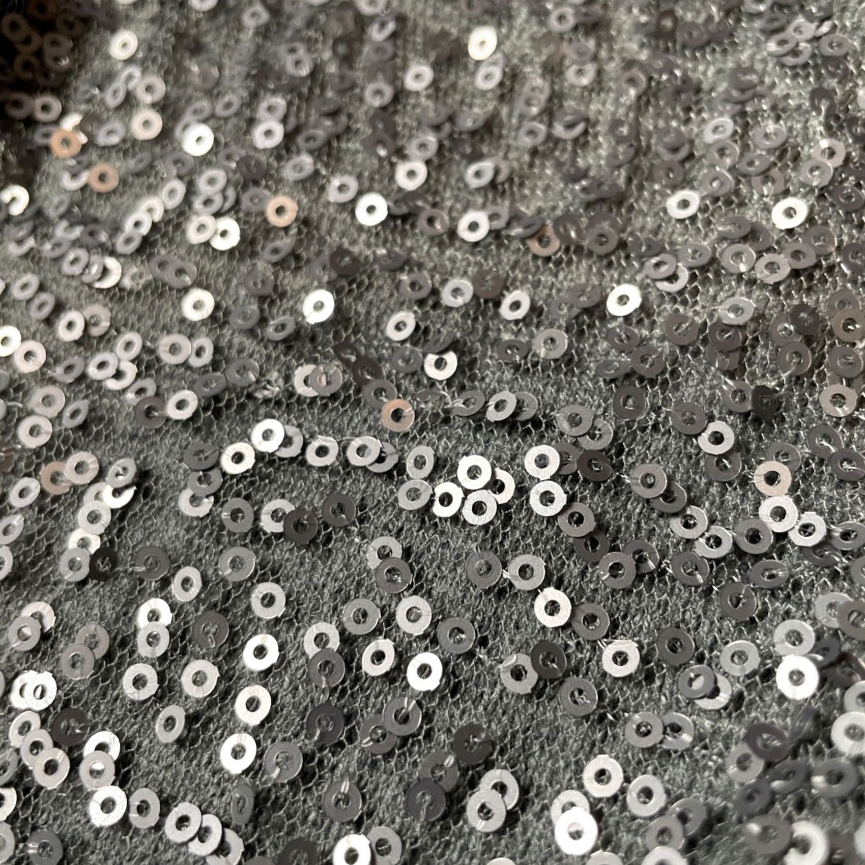Vintage VINTAGE ELLE Sequin Front Pullover Sweater Gray Knit XL Women Raglan Long Sleeve Crew Neck 90s Grunge Fairy Holiday Size XL / US 12-14 / IT 48-50 - 6 Thumbnail