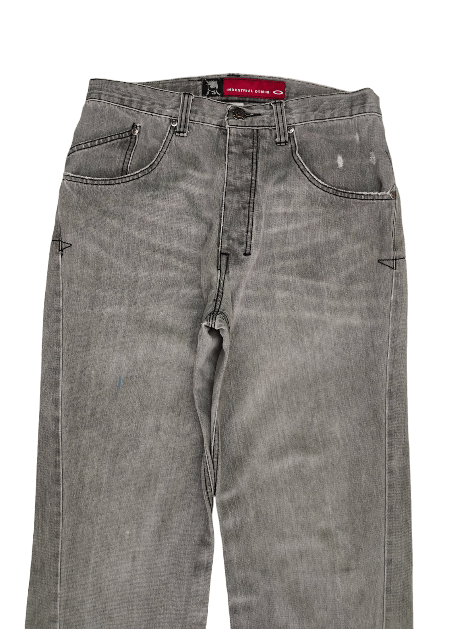 Oakley Vintage Oakley Black Faded Distressed Denim Jeans Ed hardy Size US 32 / EU 48 - 11 Thumbnail