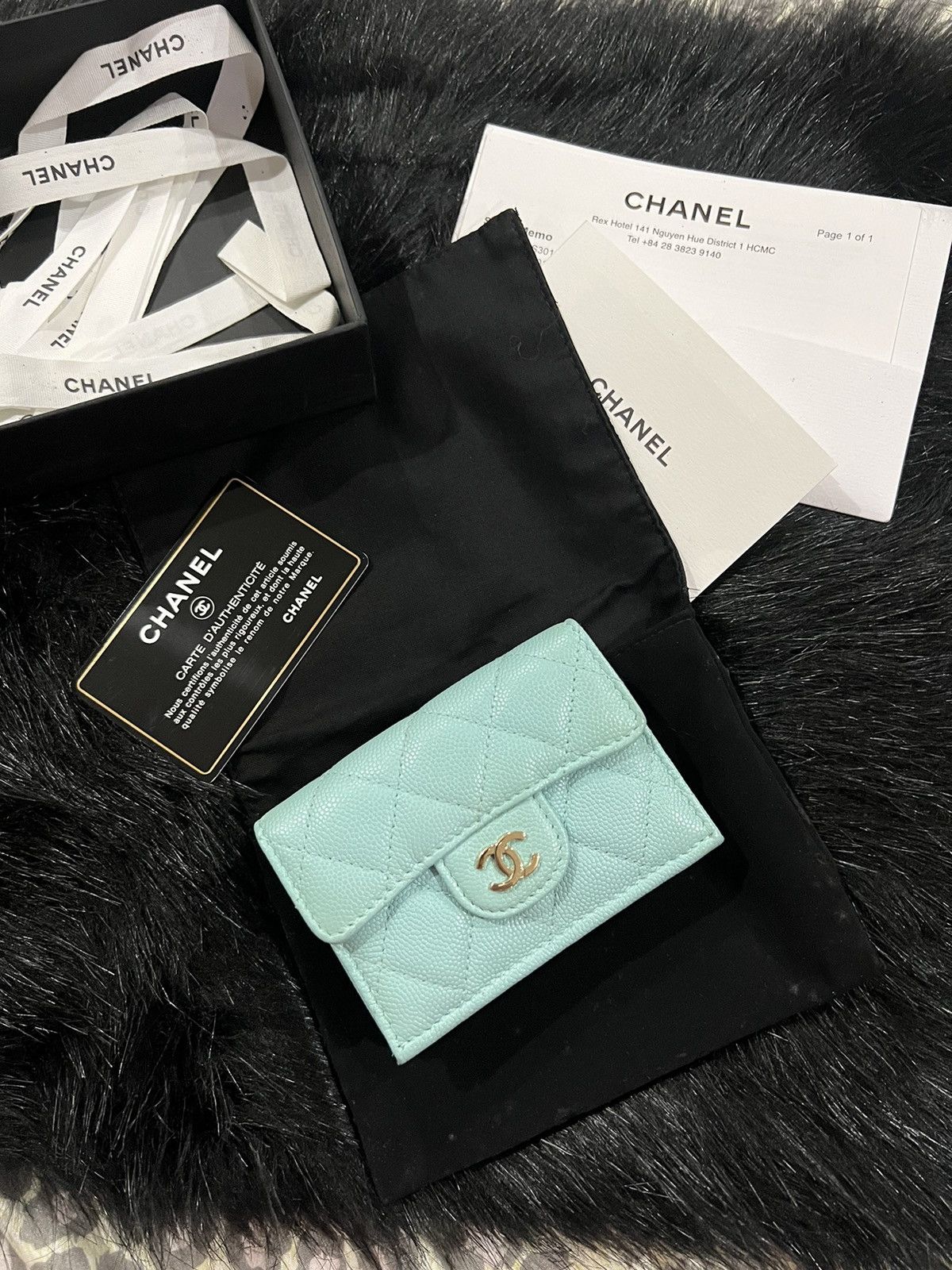 Chanel Chanel Tiffany blue classic flap small wallet Size ONE SIZE - 7 Thumbnail