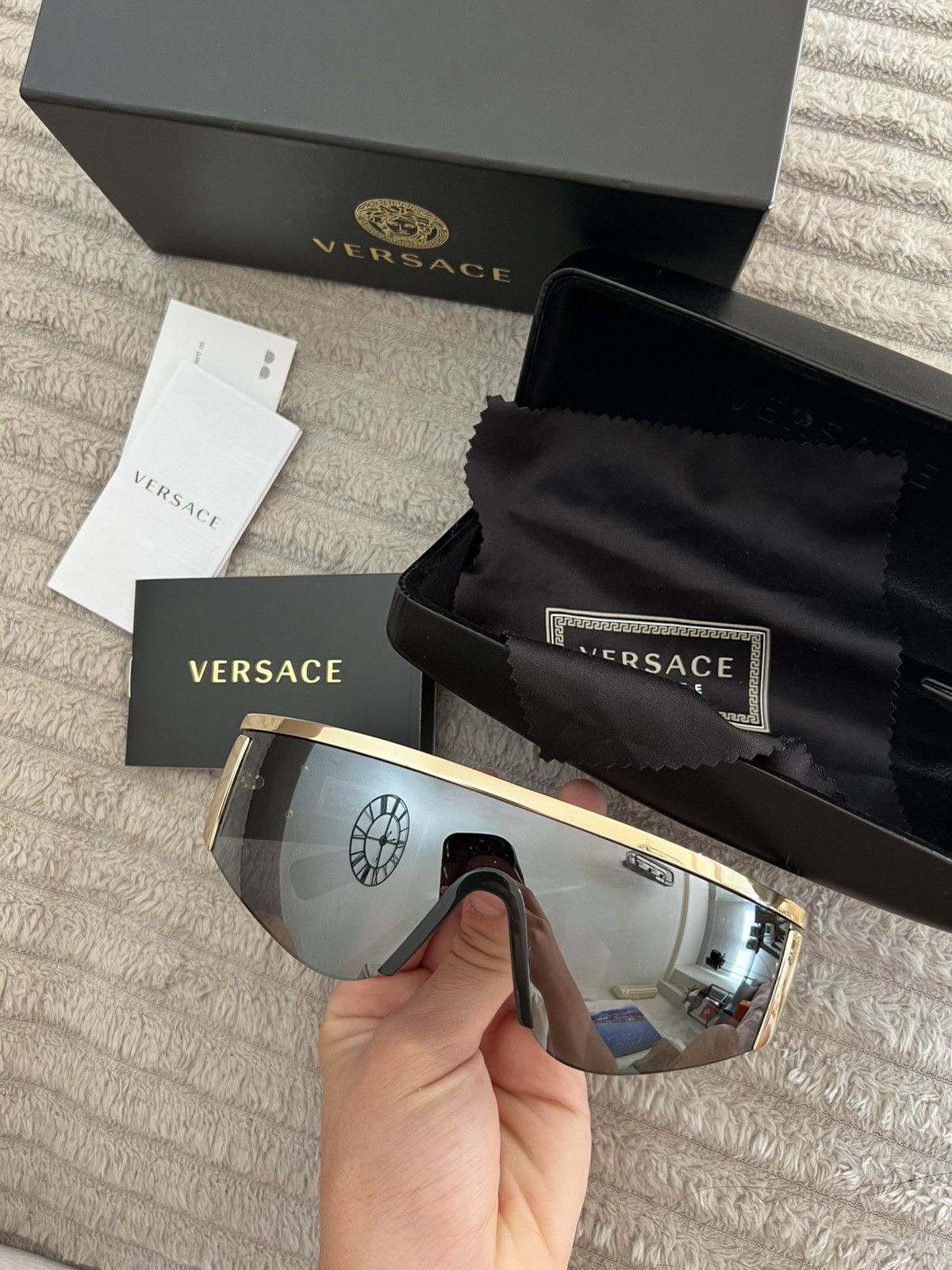 Versace Sunglasses VERSACE Metal 0VE2197 Size ONE SIZE - 7 Thumbnail