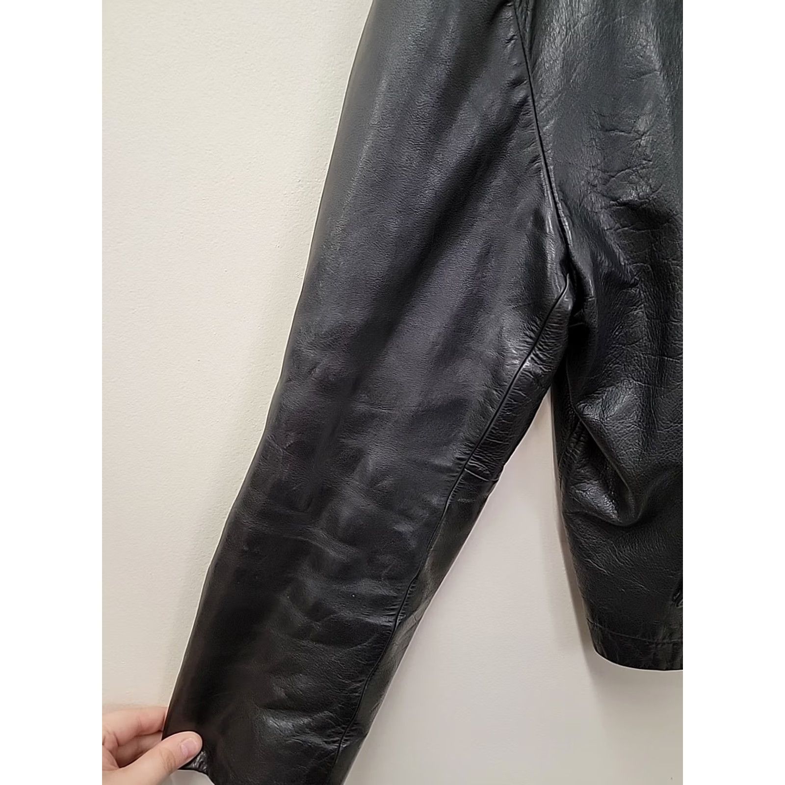 Banana Republic Banana Republic Jacket Size XL Black Genuine Leather Mens Size US XL / EU 56 / 4 - 3 Thumbnail