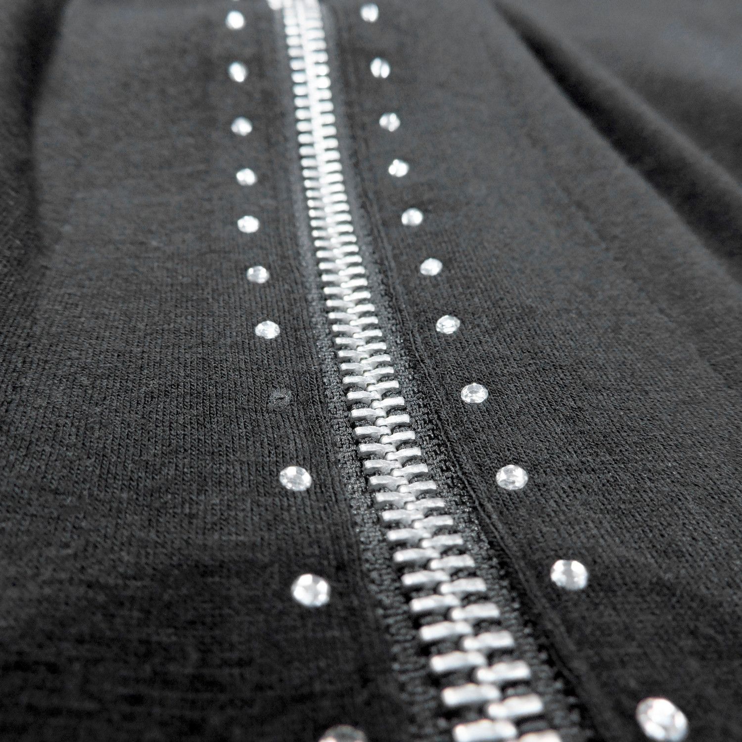 14th Addiction BEATRICE DOUBLE FRONT-BACK ZIP-UP LONG SLEEVED CARDIGAN Size S / US 4 / IT 40 - 6 Thumbnail