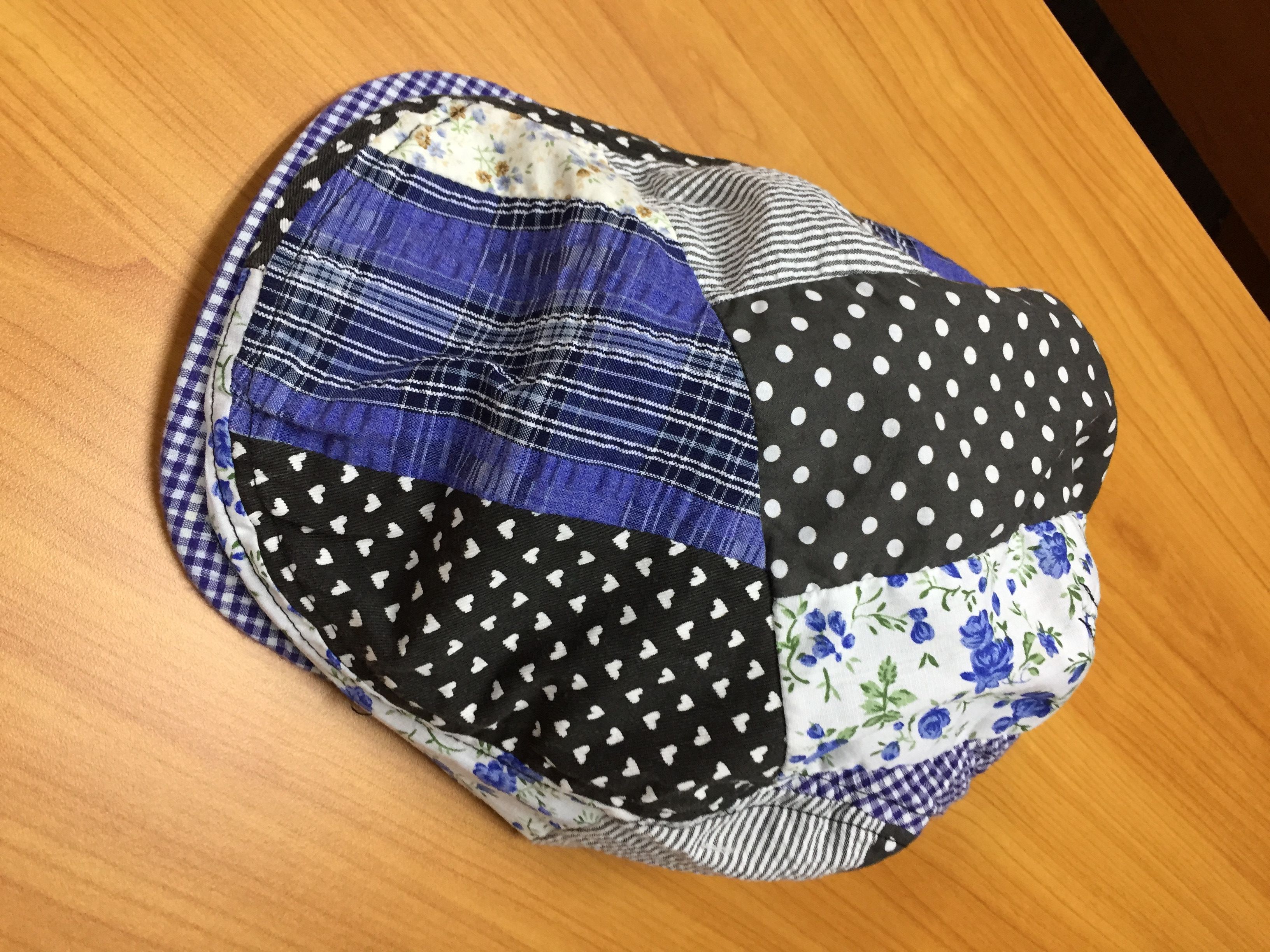 Beams Flat Cap Patchwork