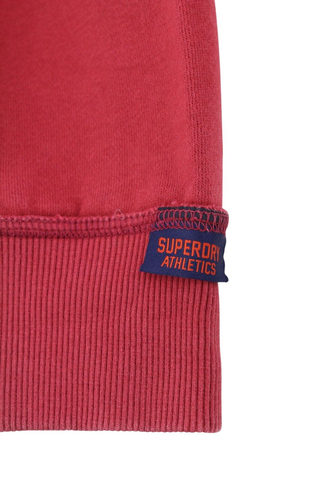 Superdry VINTAGE ATH HALF ZIP M Red Logo Cotton Pullover 87121 Size US M / EU 48-50 / 2 - 11 Thumbnail