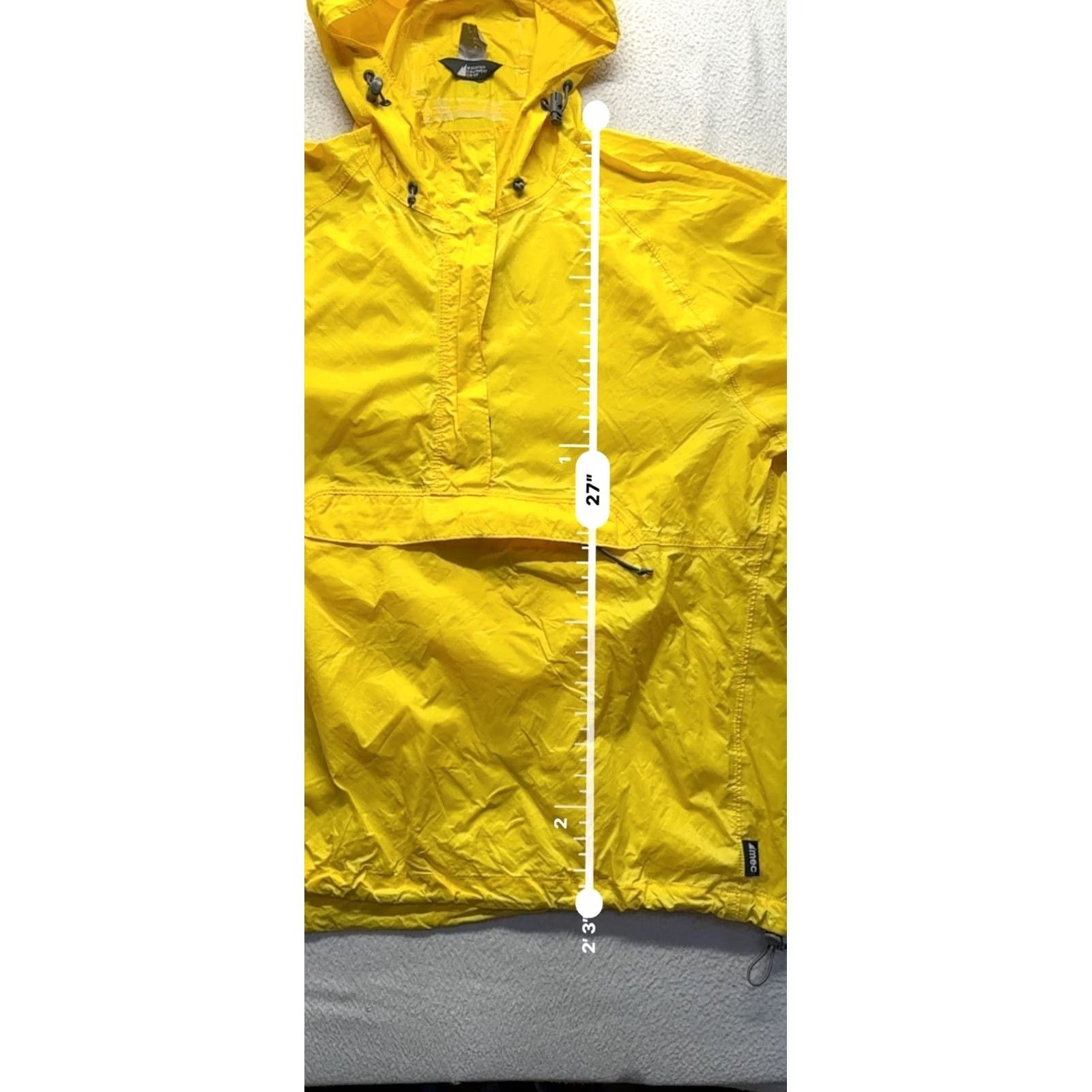 Mountain Equipment Mountain Equipment Co-Op Yellow Pullover Rain Jacket Hooded L Large Womens? No, Mens L Size US L / EU 52-54 / 3 - 7 Thumbnail