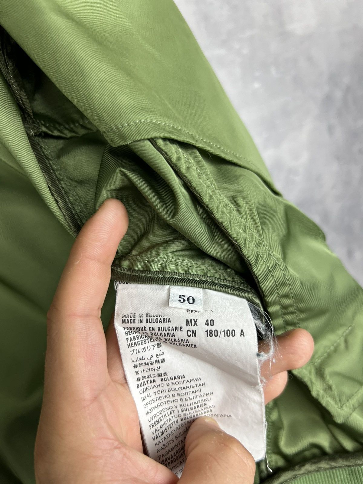 Prada Prada Milano 2014 Metallic Green Nylon Bomber Jacket Size M Size US M / EU 48-50 / 2 - 20 Thumbnail