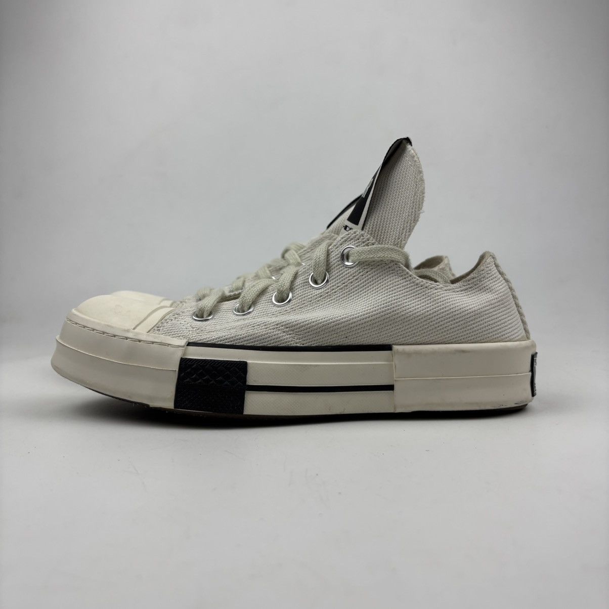 Converse × Rick Owens Drkshdw CONVERSE x Rick Owens DRKSHDW DRKSTAR Ox low-top sneakers Size US 6 / IT 36 - 3 Thumbnail