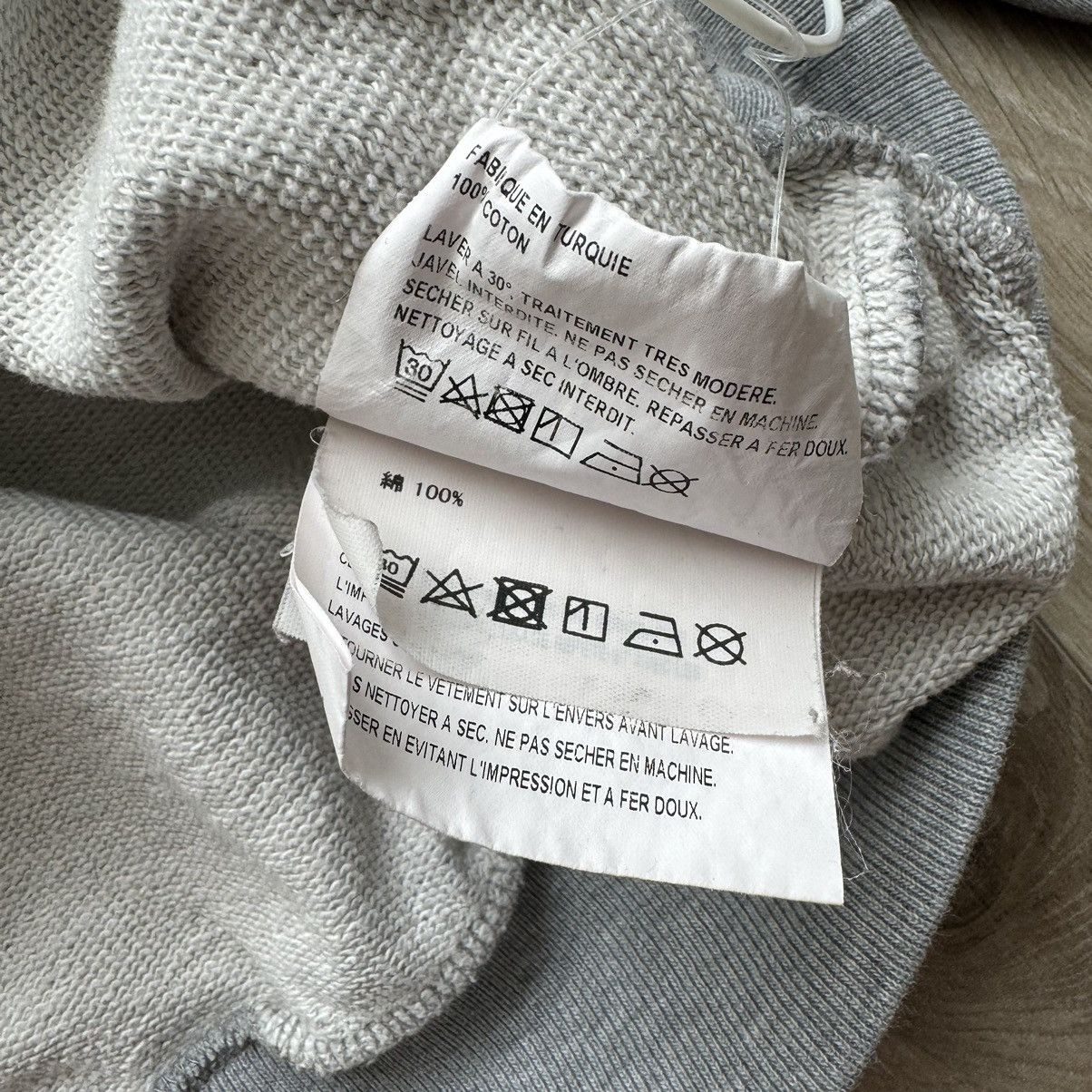 Gosha Rubchinskiy Gosha Rubchinskiy 18Aw FlagS Grey Cotton Custom Hoodie Size US M / EU 48-50 / 2 - 10 Thumbnail
