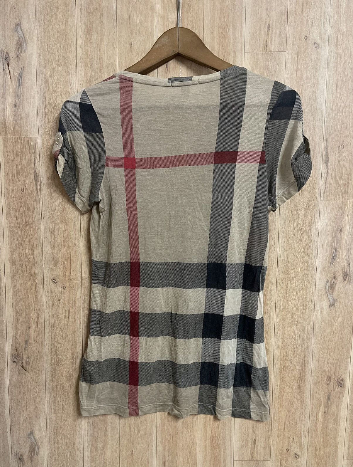 Burberry Burberry Brit Woman Shirt S Nova Check Luxury Summer Tee Size S / US 4 / IT 40 - 8 Thumbnail